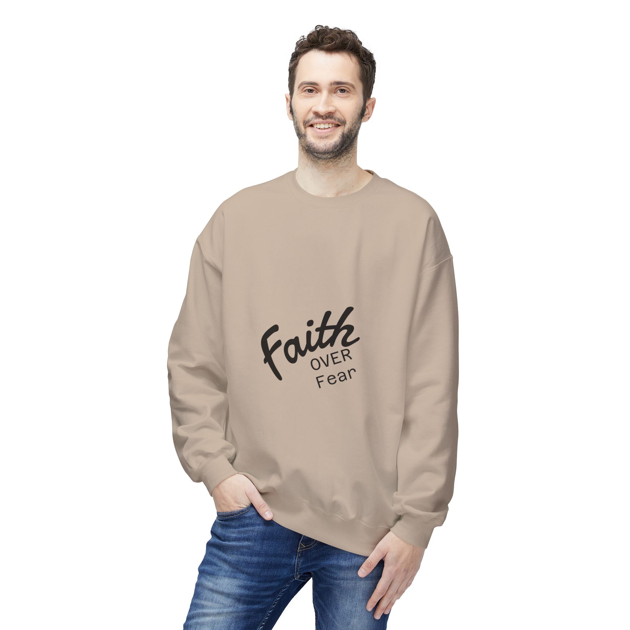 Faith Trust in God sweatshirt | Bible Verse Athletic Faith Crewneck
