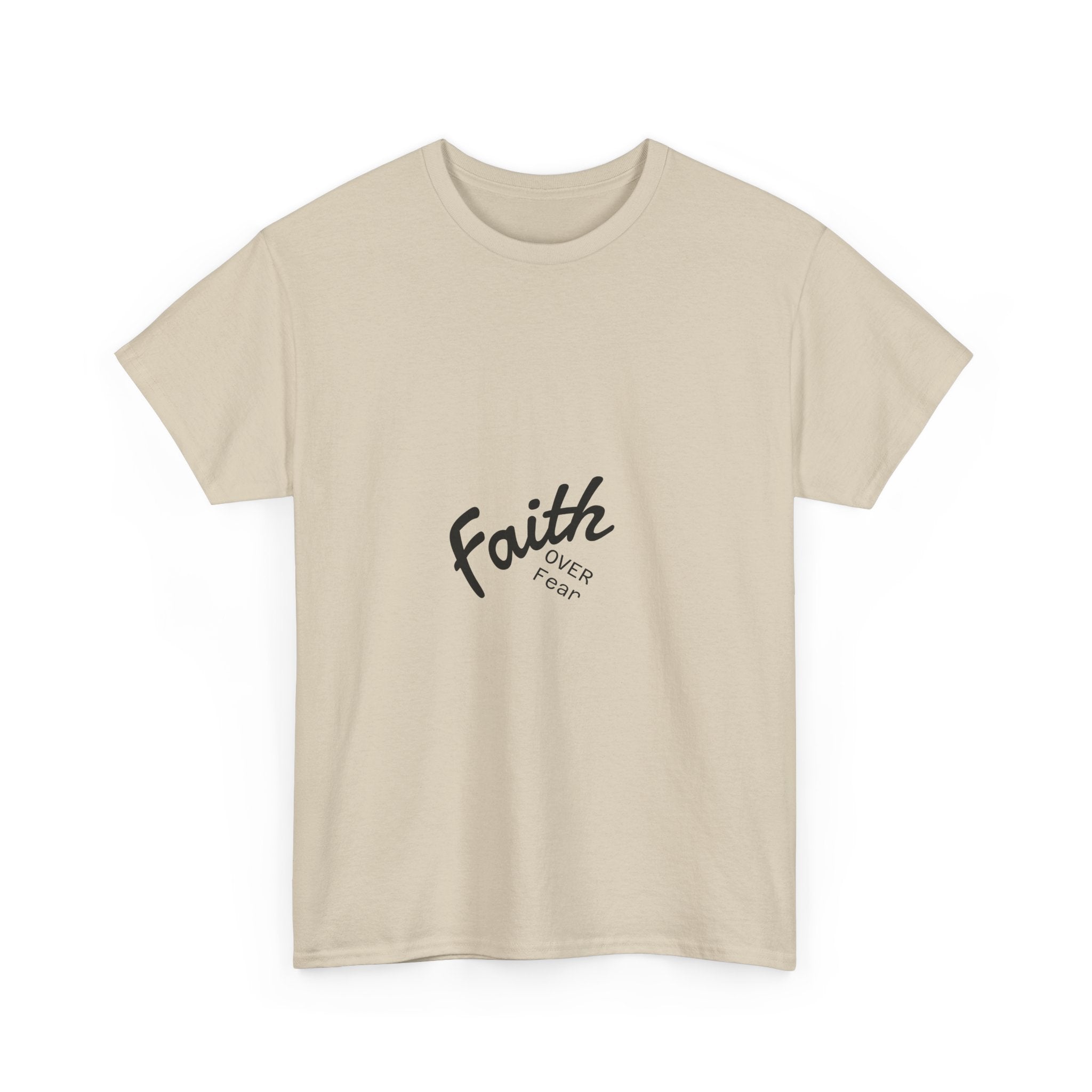 Faith Over Fear "God First" Tee Inspirational Christian T-Shirt