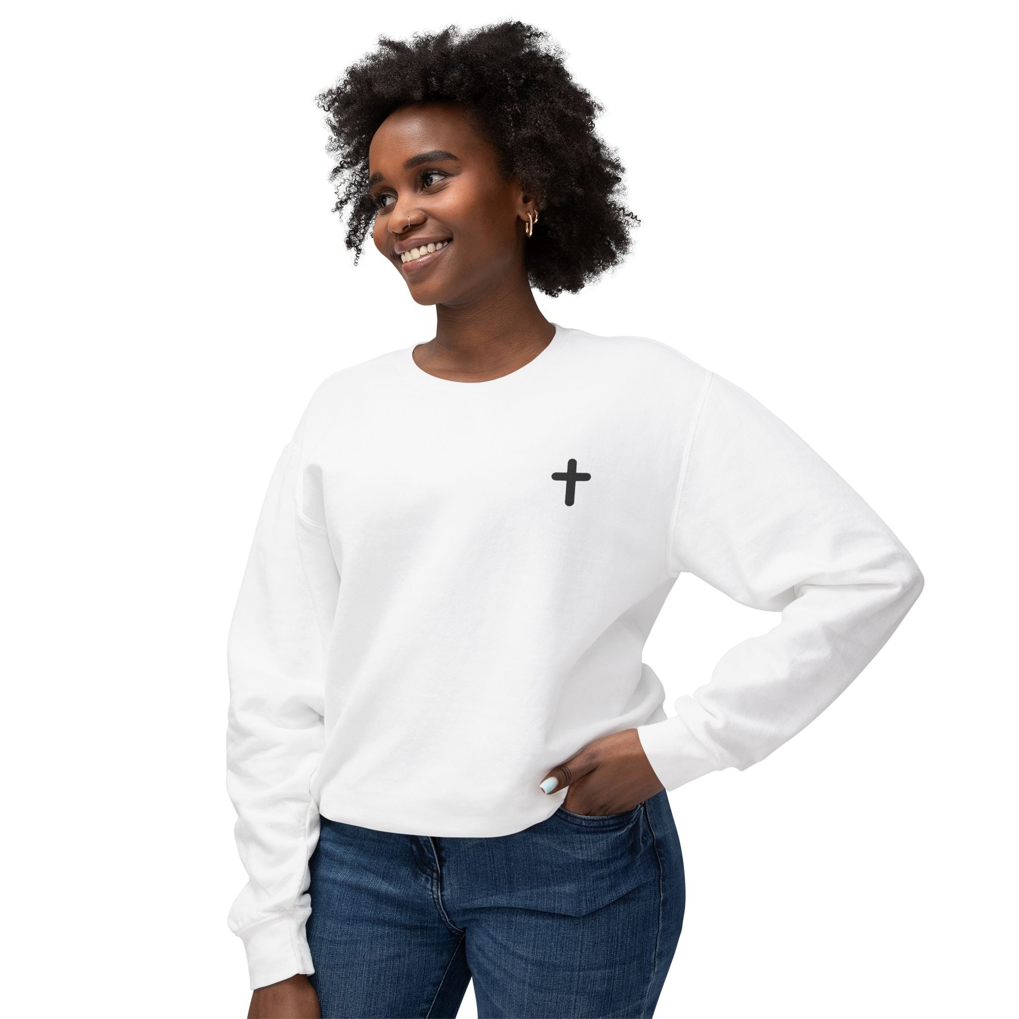 Dios nunca falla. — Small Cross Front & "Dios nunca falla" Script Back