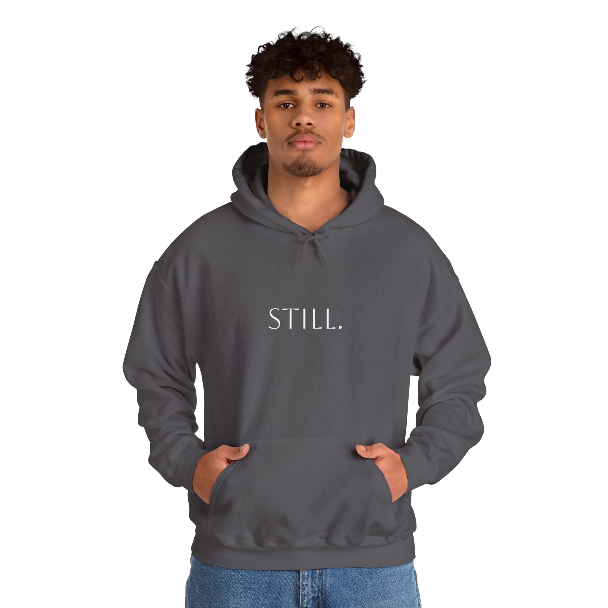 Hoodie "Be Still and Know" Psalm 46:10 Minimal Faith Hoodie