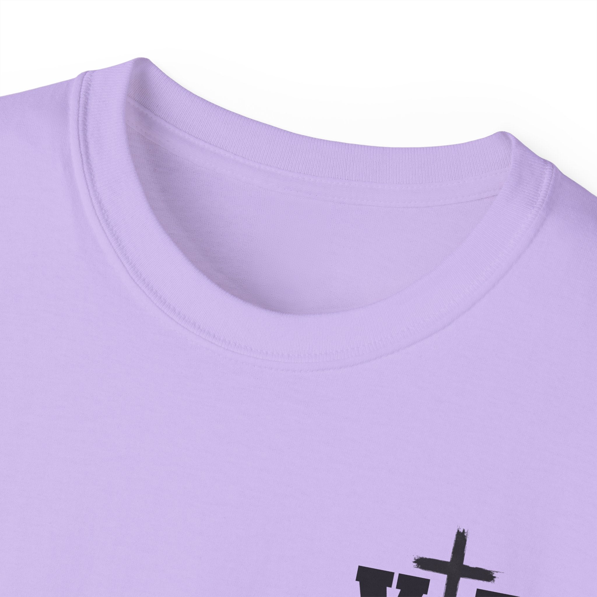 Faith Over Fear T-Shirt — Christian Cross Chest Logo Tee