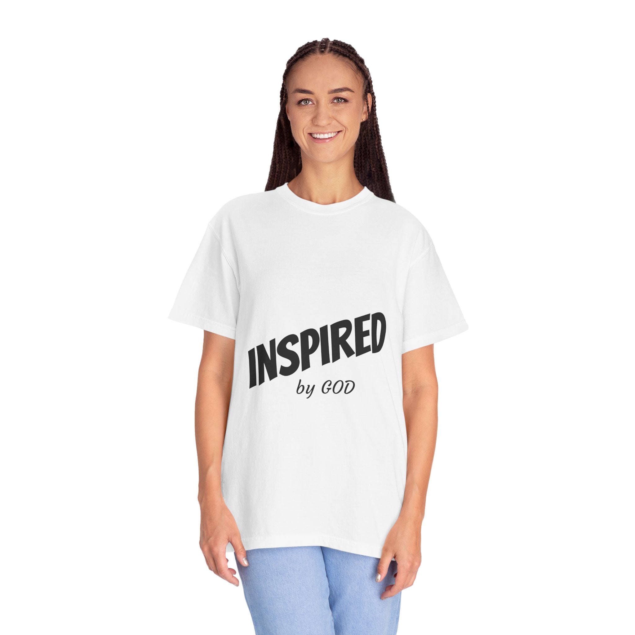 Inspired by God T-Shirt Christian Faith Graphic Tee