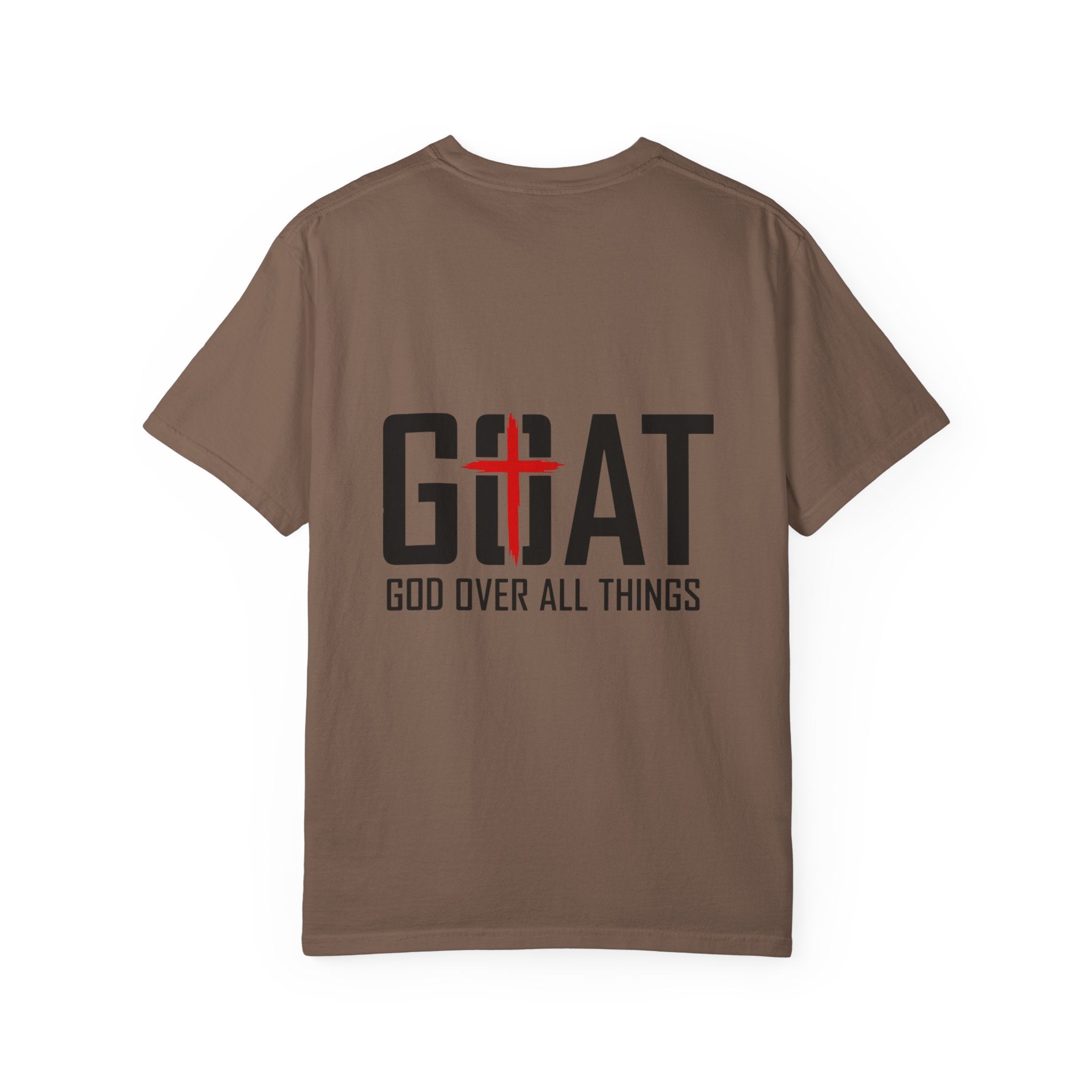 GOAT 'God Over All Things' T-Shirt — Christian Cross Faith Tee