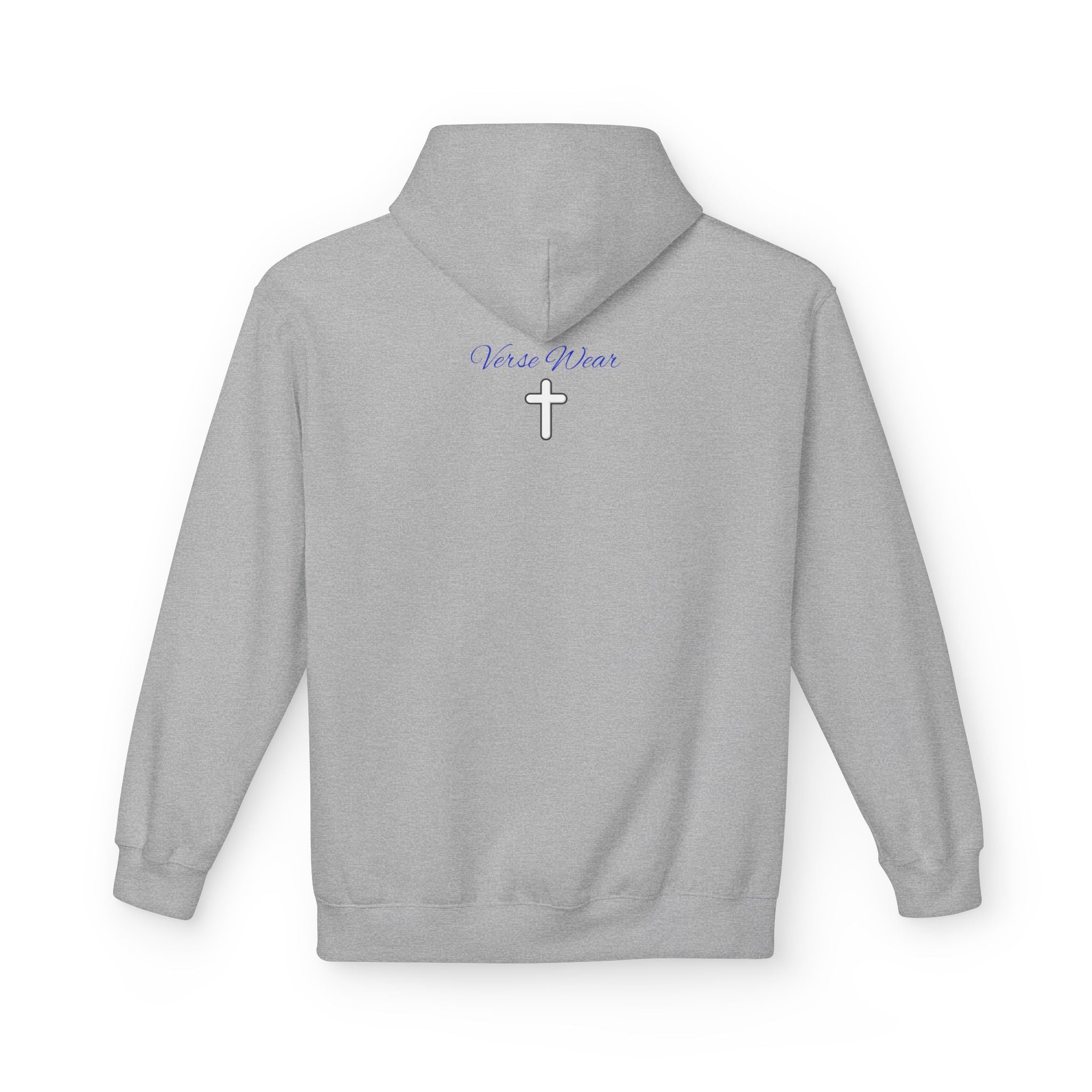 Hoodie — "By His Grace" Christian Cross Hoodie (Romans 5:24)