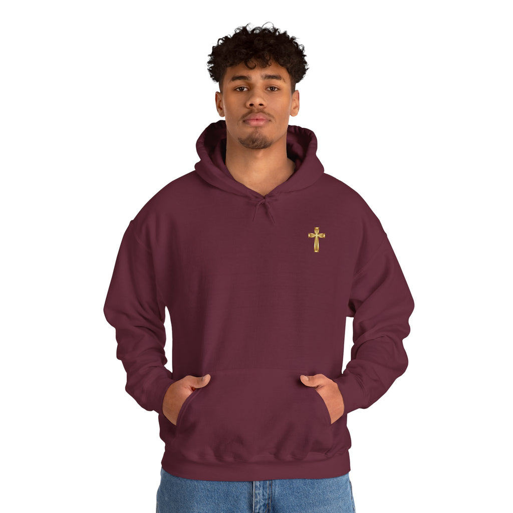 Christian Cross Hoodie "If It's Not From God I'll Wait" Inspirational Faith Sweatshirt