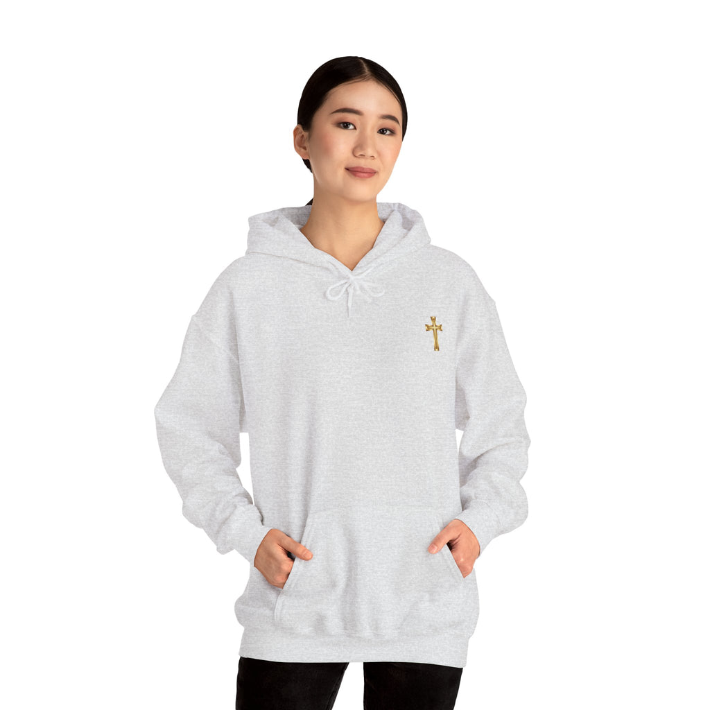 Christian Cross Hoodie "If It's Not From God I'll Wait" Inspirational Faith Sweatshirt