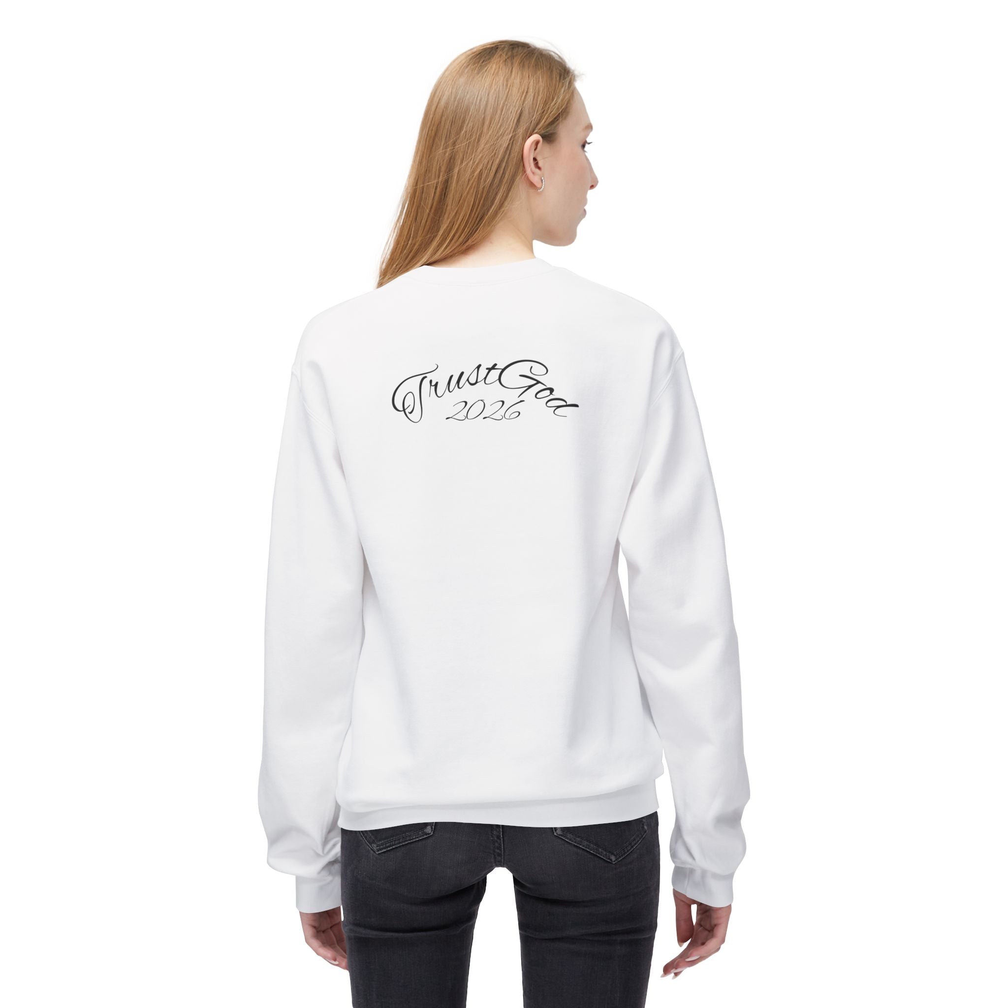 Faith Trust in God sweatshirt | Bible Verse Athletic Faith Crewneck