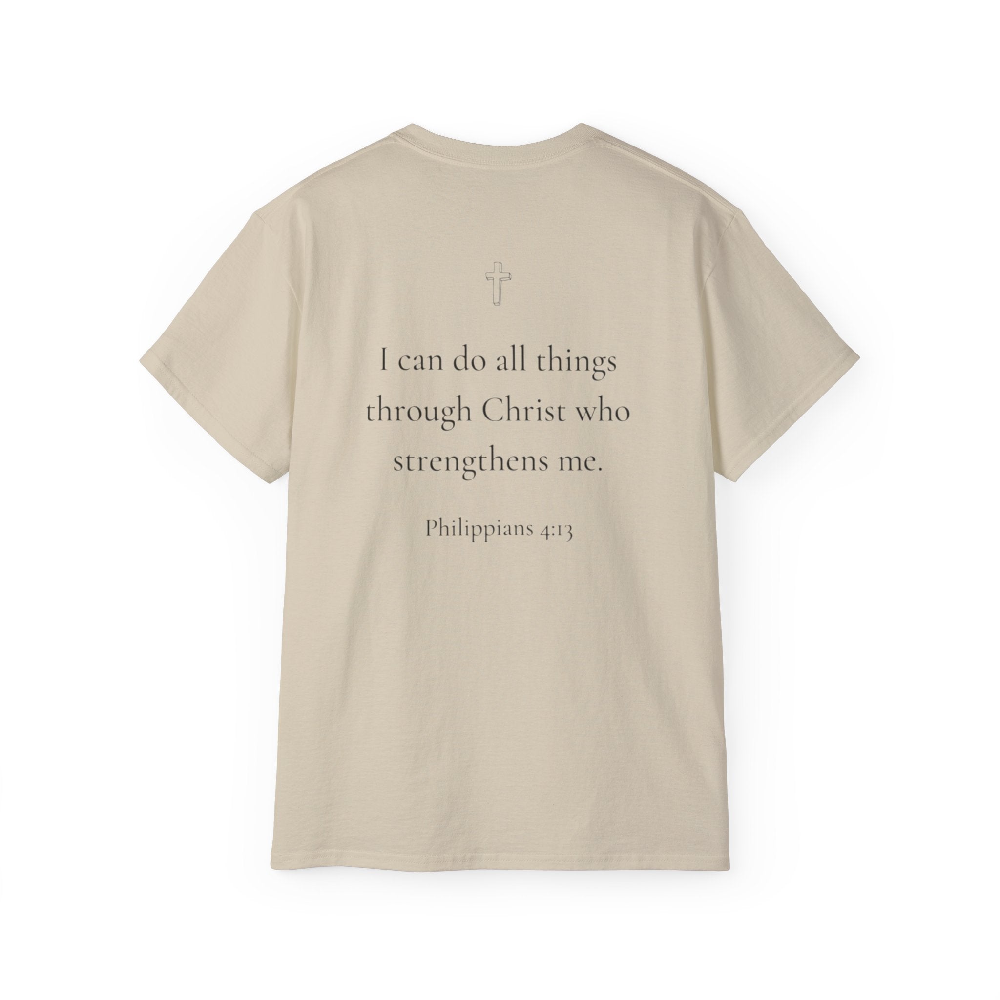 Child of God T-Shirt Philippians 4:13 Inspirational Christian Tee