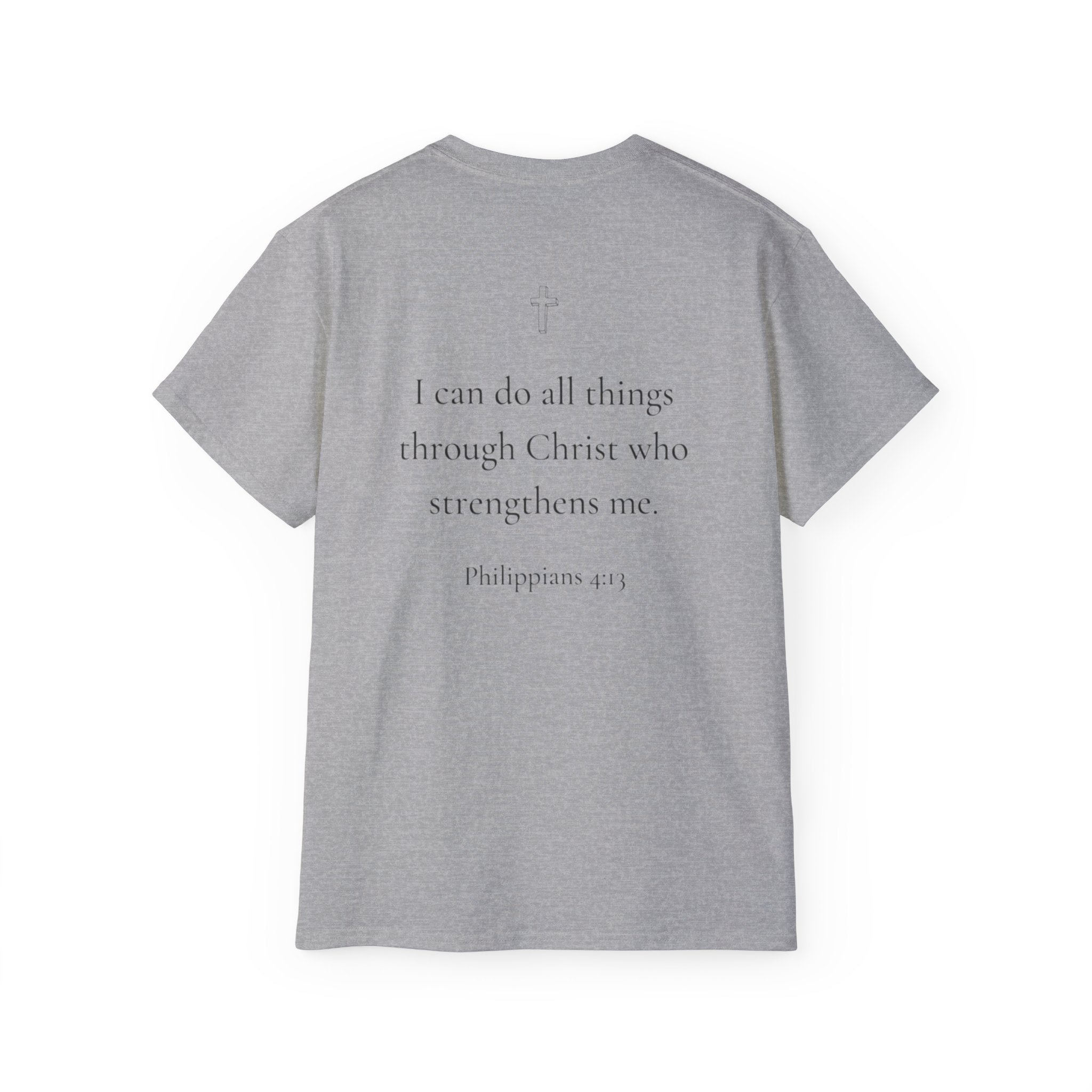 Child of God T-Shirt Philippians 4:13 Inspirational Christian Tee