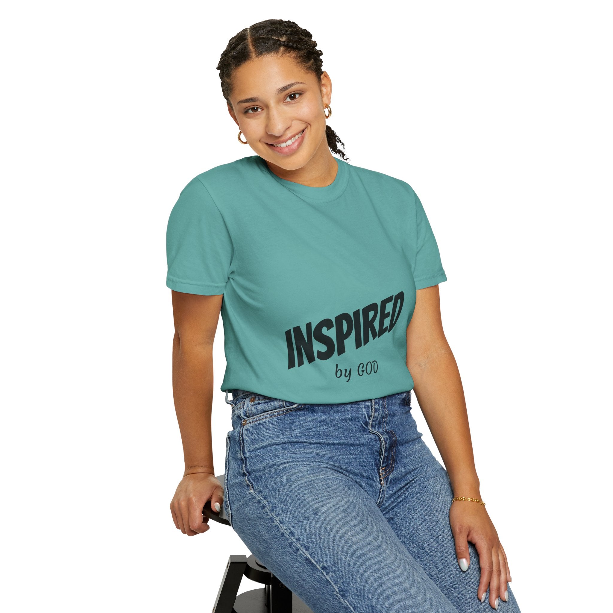Inspired by God T-Shirt Christian Faith Graphic Tee