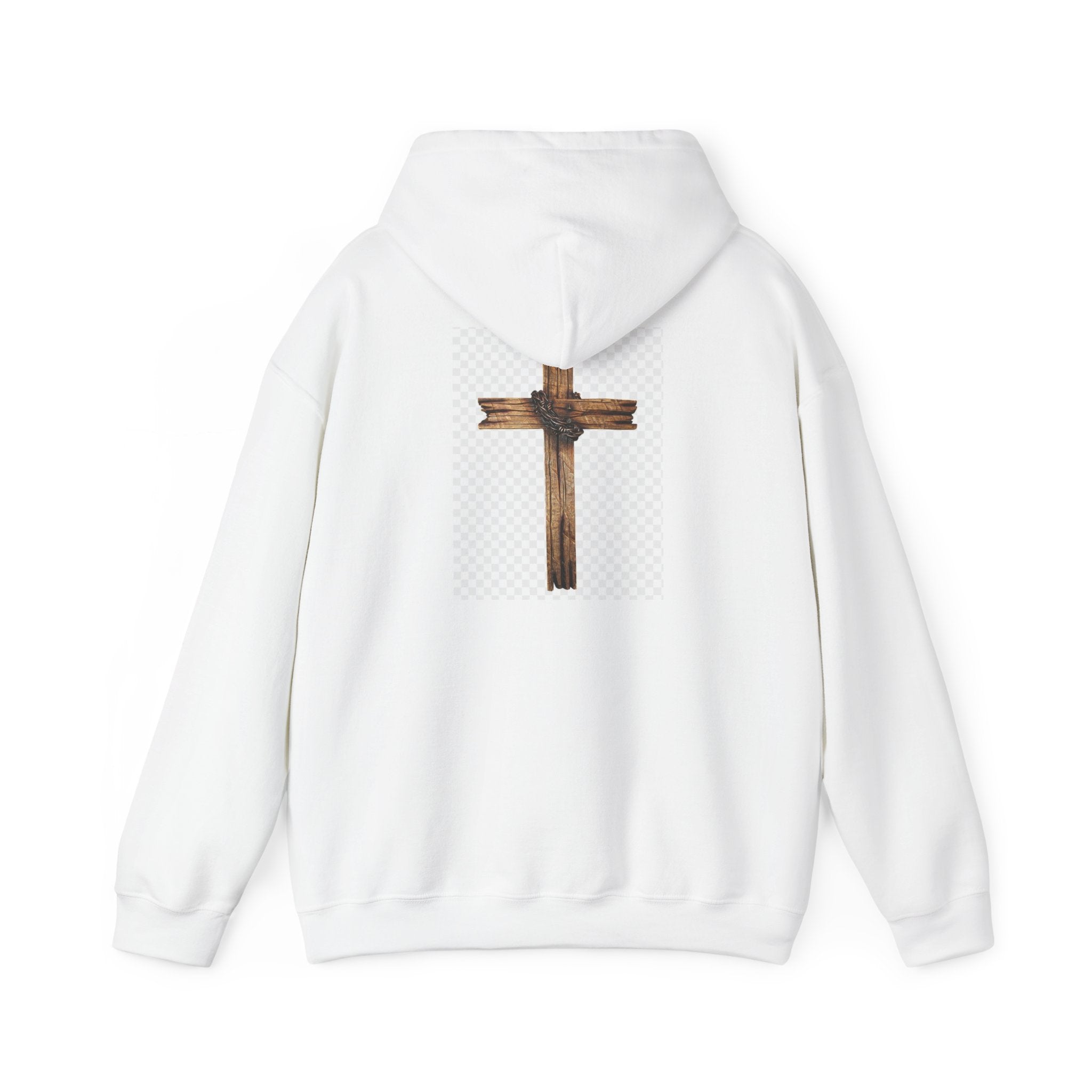 Faith Over Fear Hoodie — Christian Cross Inspirational Pullover