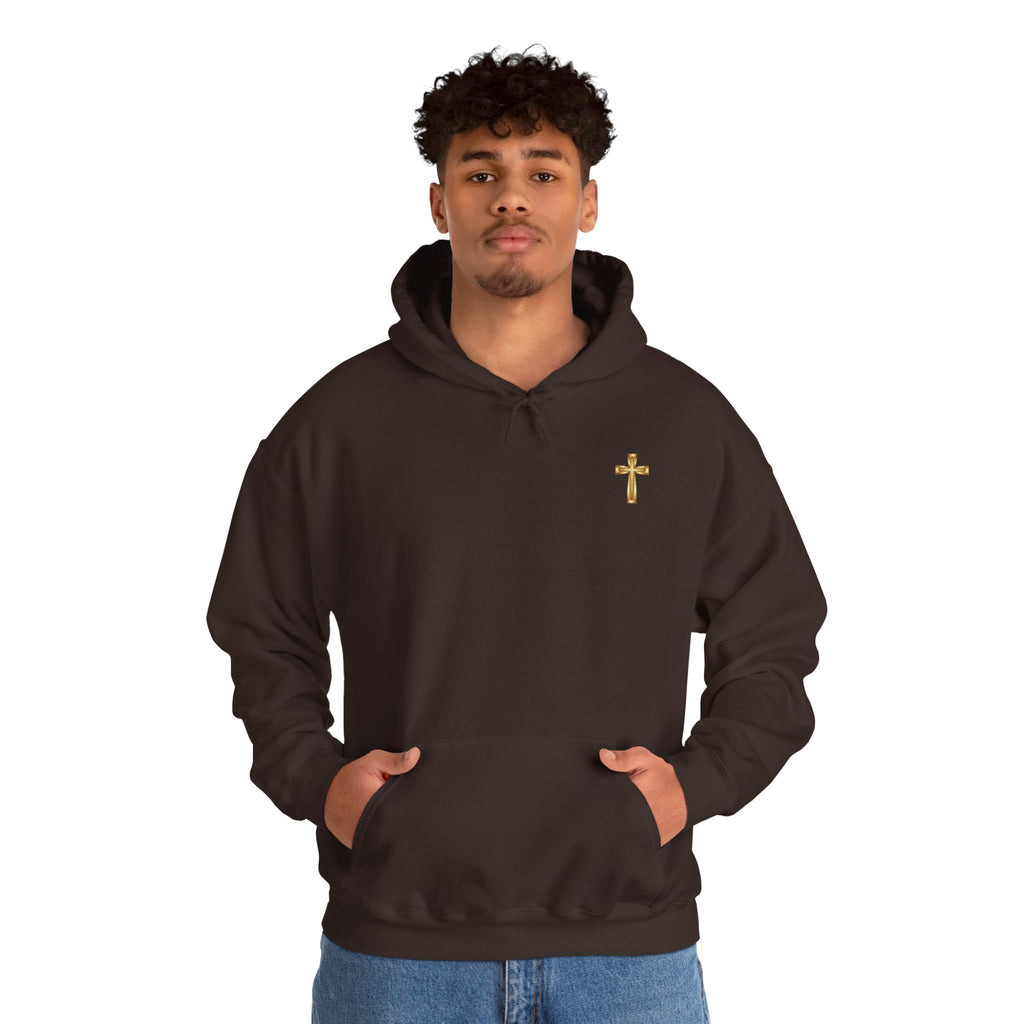 Christian Cross Hoodie "If It's Not From God I'll Wait" Inspirational Faith Sweatshirt