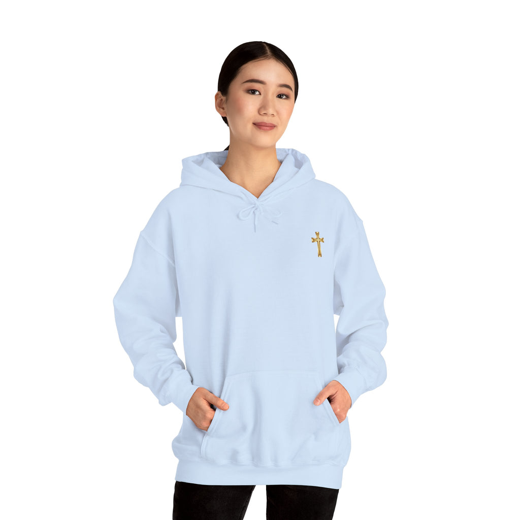 Christian Cross Hoodie "If It's Not From God I'll Wait" Inspirational Faith Sweatshirt