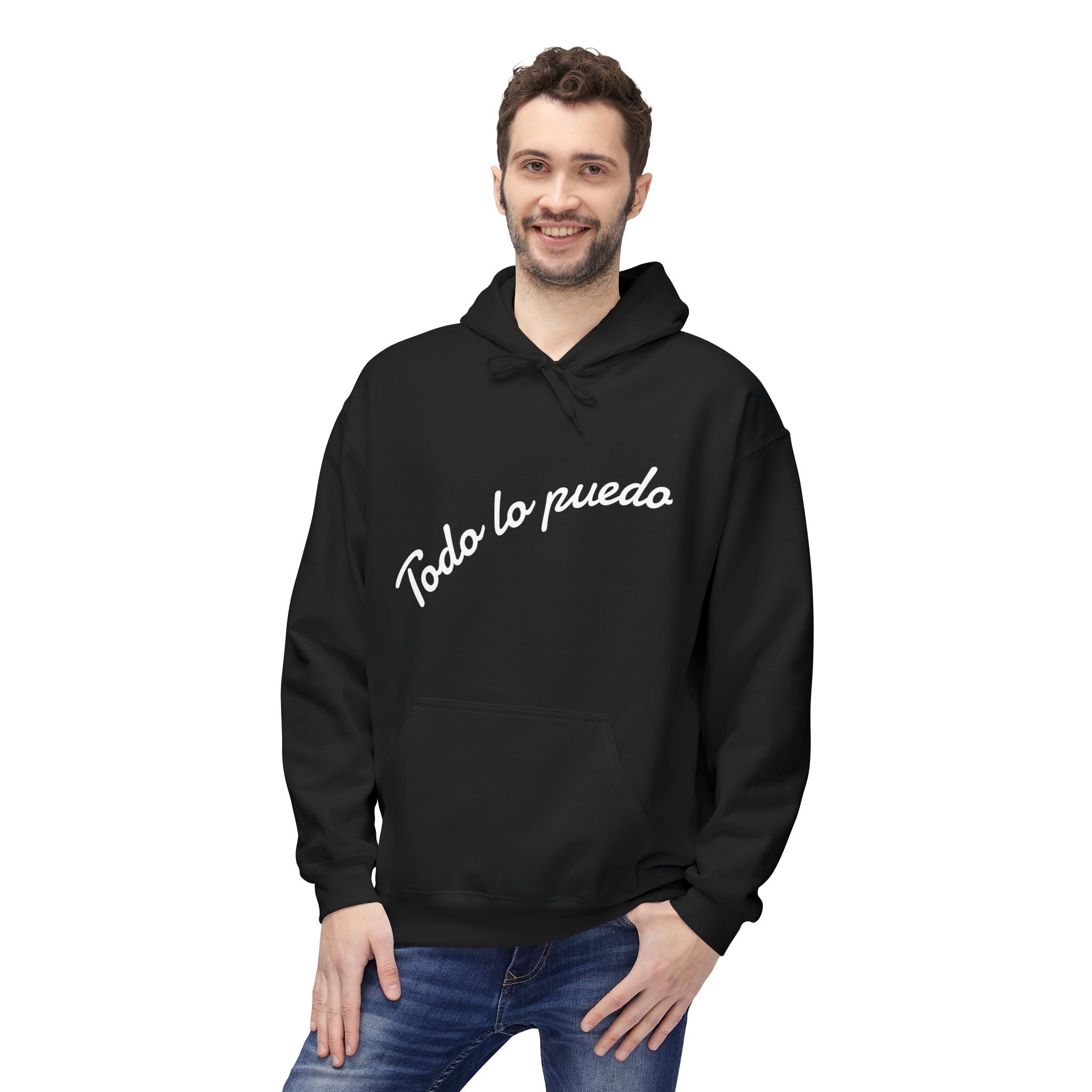 Hoodie "Todo lo puedo en Cristo" Spanish Faith Hoodie (Filipenses 4:13)