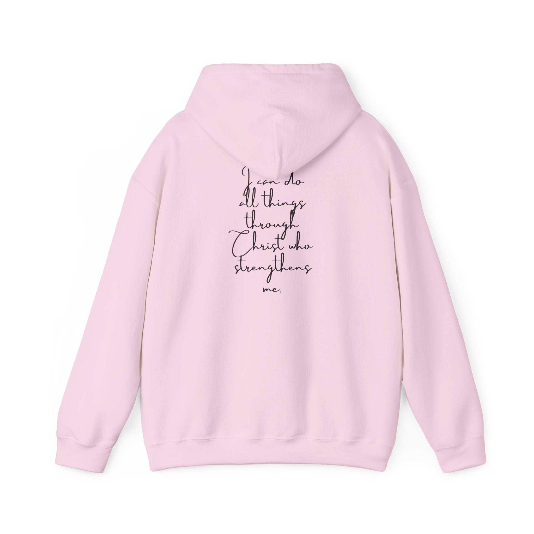 Philippians 4:13 Hoodie 'I Can Do All Things' Inspirational Faith Sweatshirt