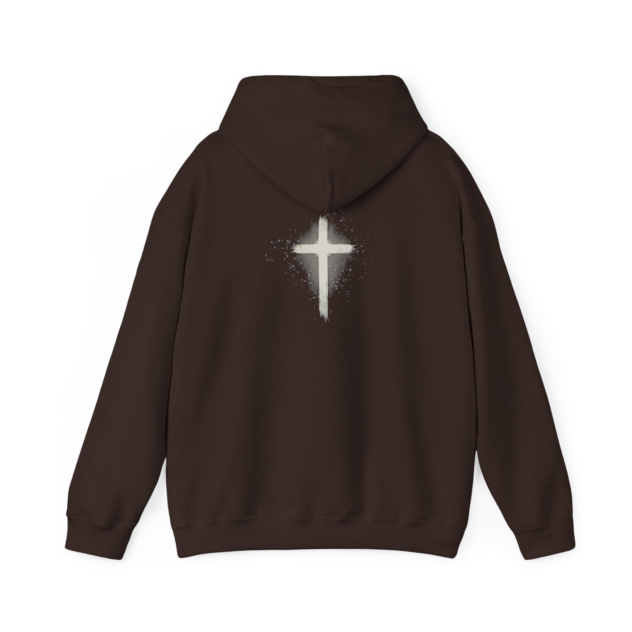Religious Hoodie Cross Graphic with Jesus Saves