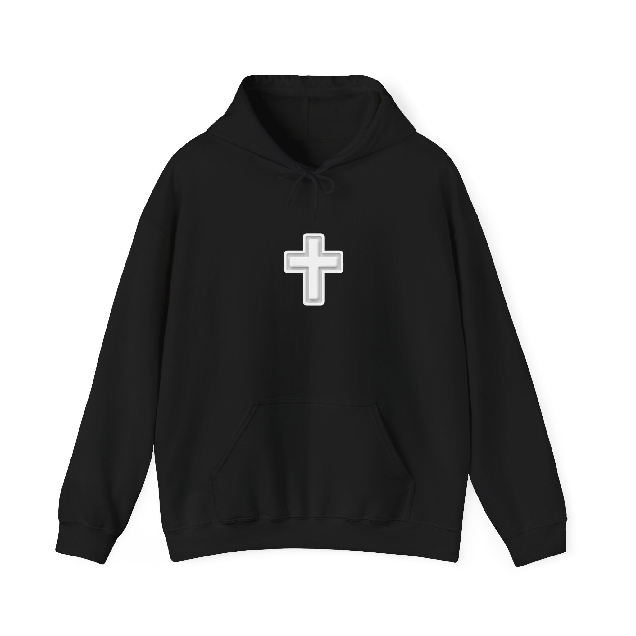 Faith Cross Hoodie "If Words Had Power Imagine A Prayer" Christian Pullover
