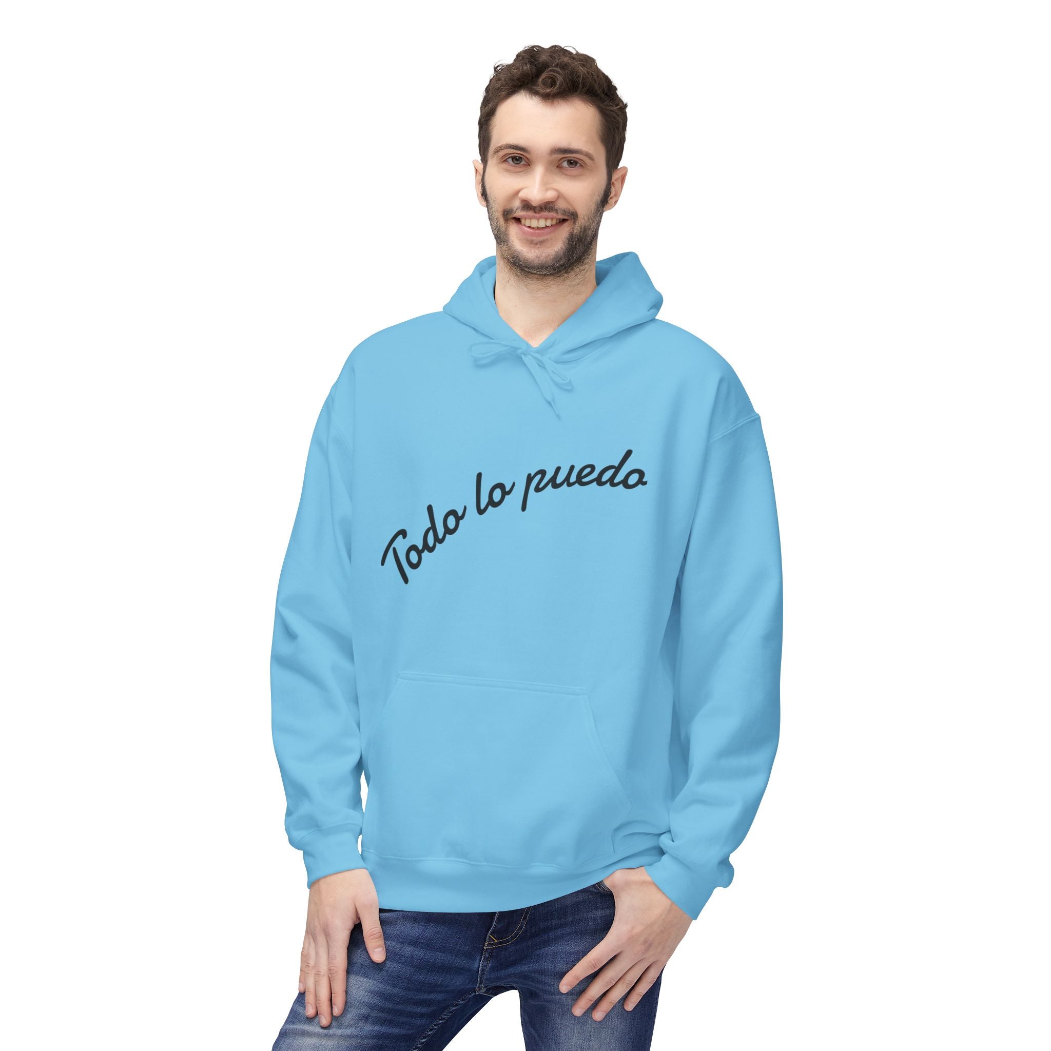 Hoodie "Todo lo puedo en Cristo" Spanish Faith Hoodie (Filipenses 4:13)