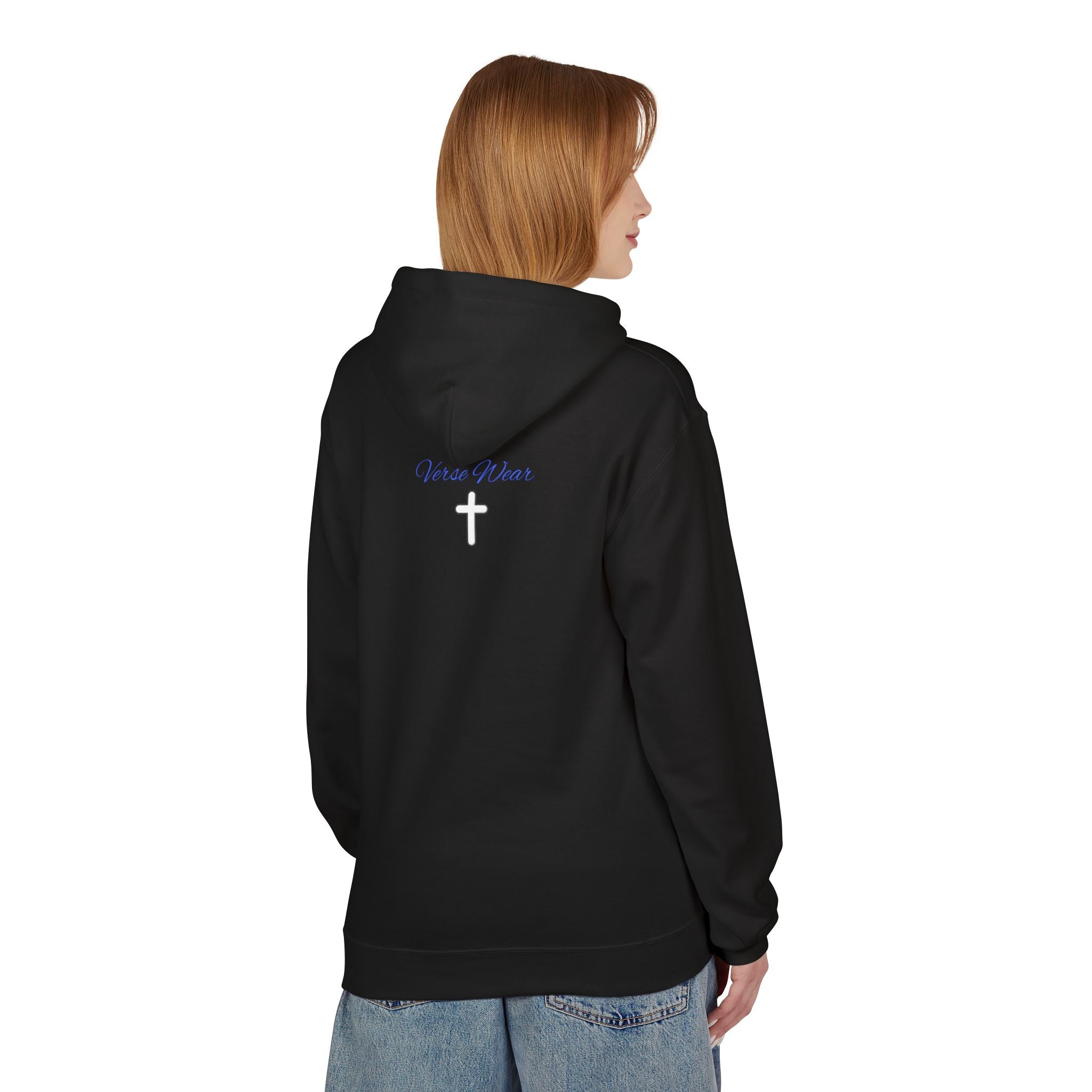 Hoodie — "By His Grace" Christian Cross Hoodie (Romans 5:24)