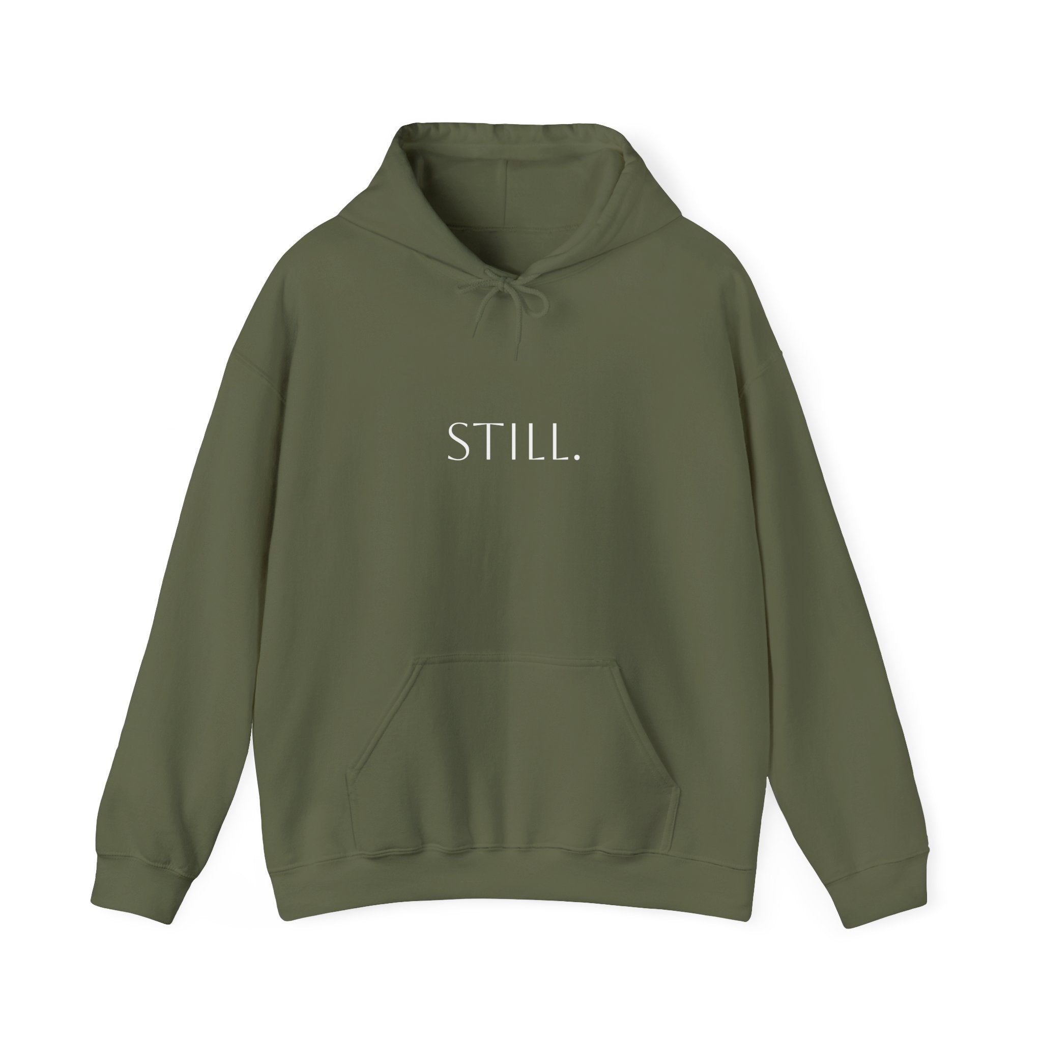 Hoodie "Be Still and Know" Psalm 46:10 Minimal Faith Hoodie