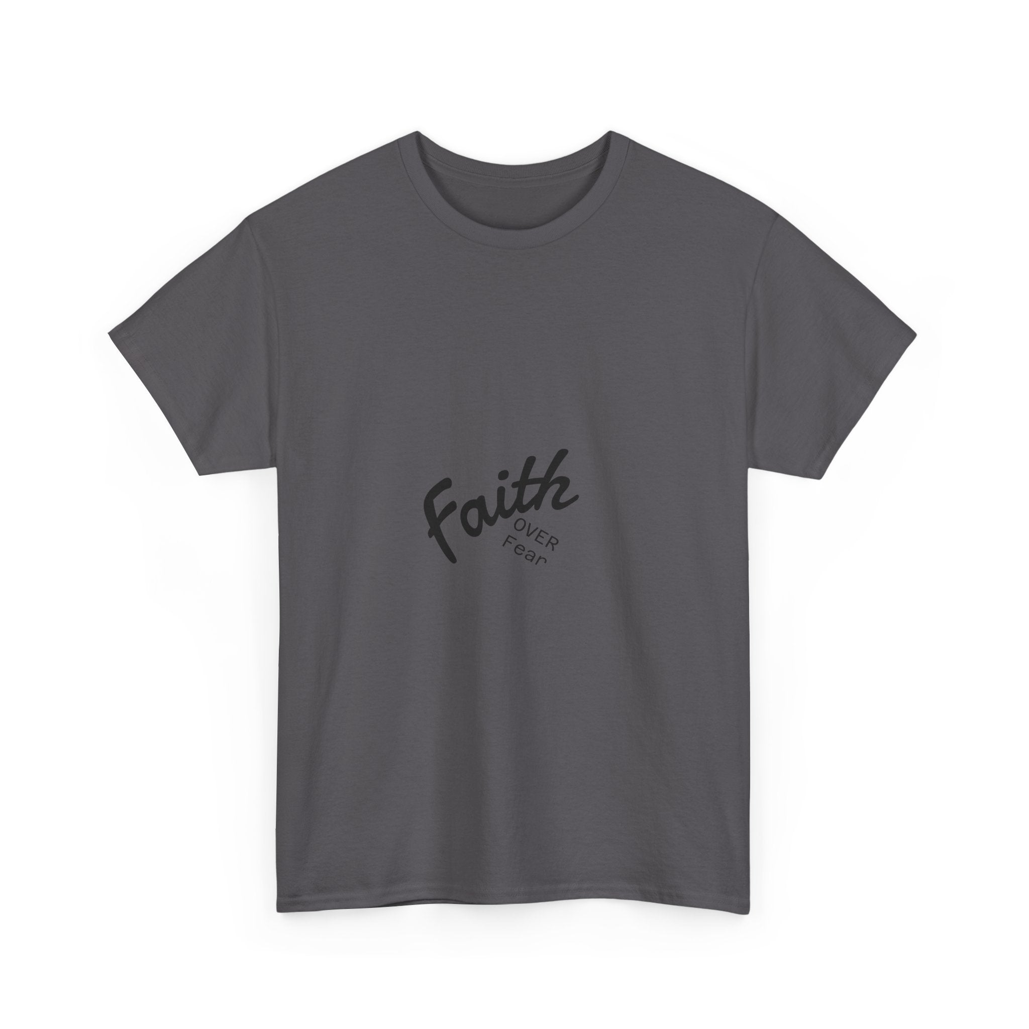 Faith Over Fear "God First" Tee Inspirational Christian T-Shirt