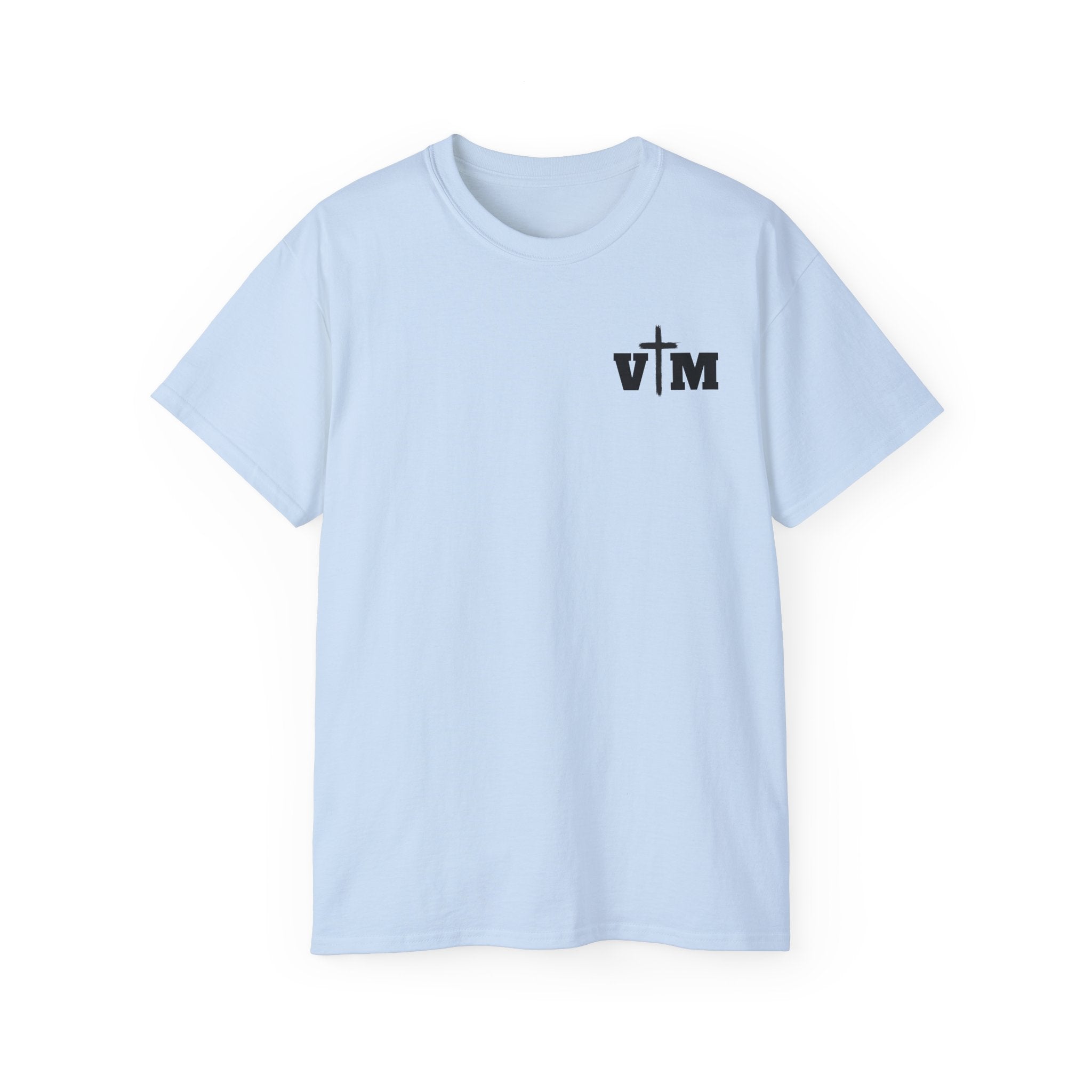 Faith Over Fear T-Shirt — Christian Cross Chest Logo Tee