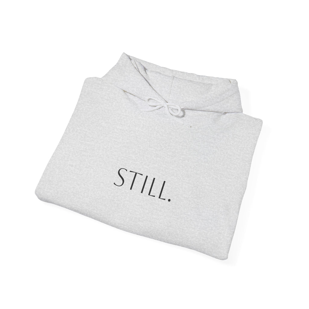 Hoodie "Be Still and Know" Psalm 46:10 Minimal Faith Hoodie