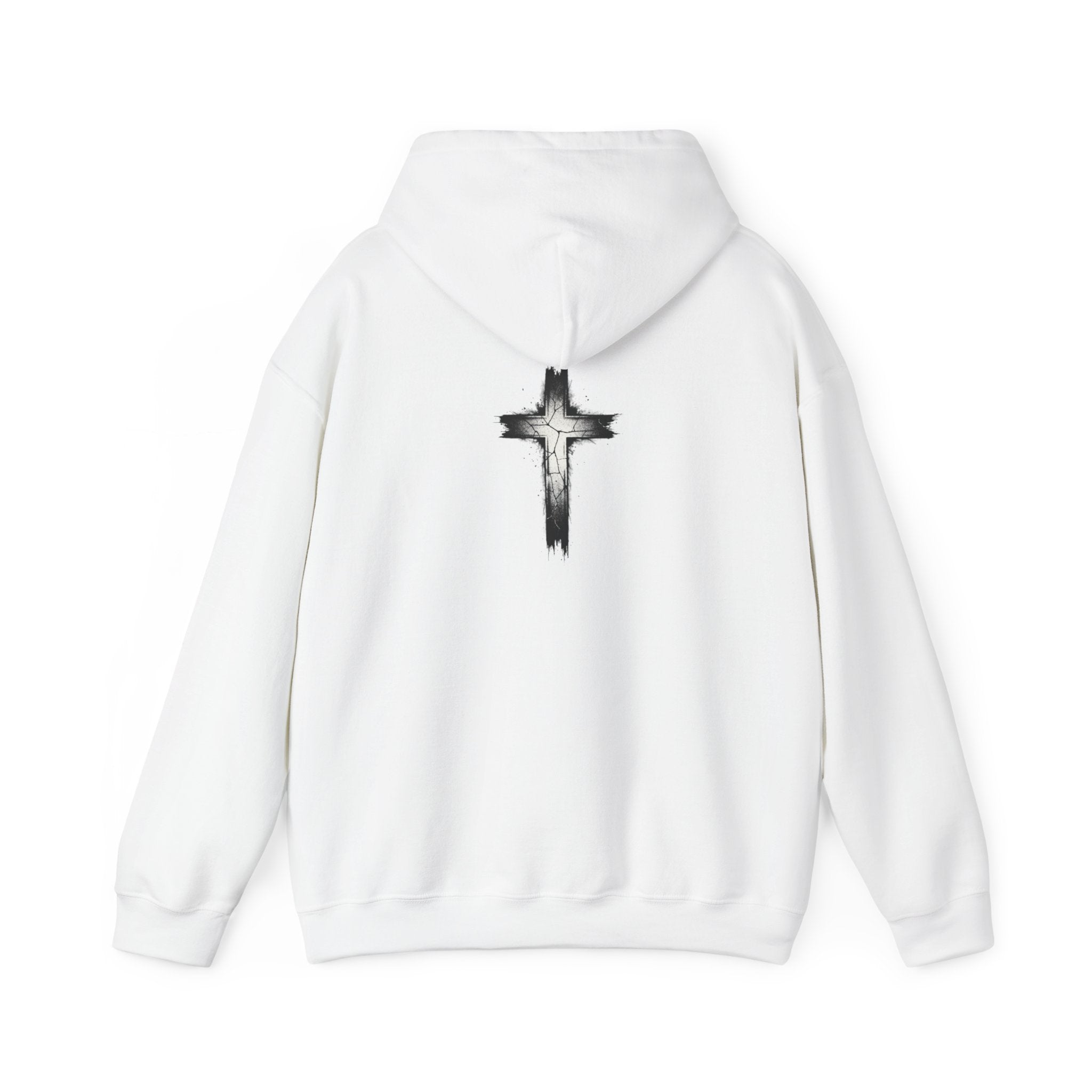 Religious Hoodie Cross Graphic with Jesus Saves