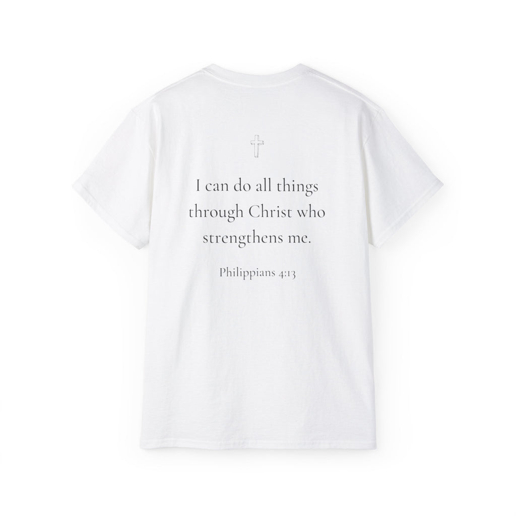 Child of God T-Shirt Philippians 4:13 Inspirational Christian Tee