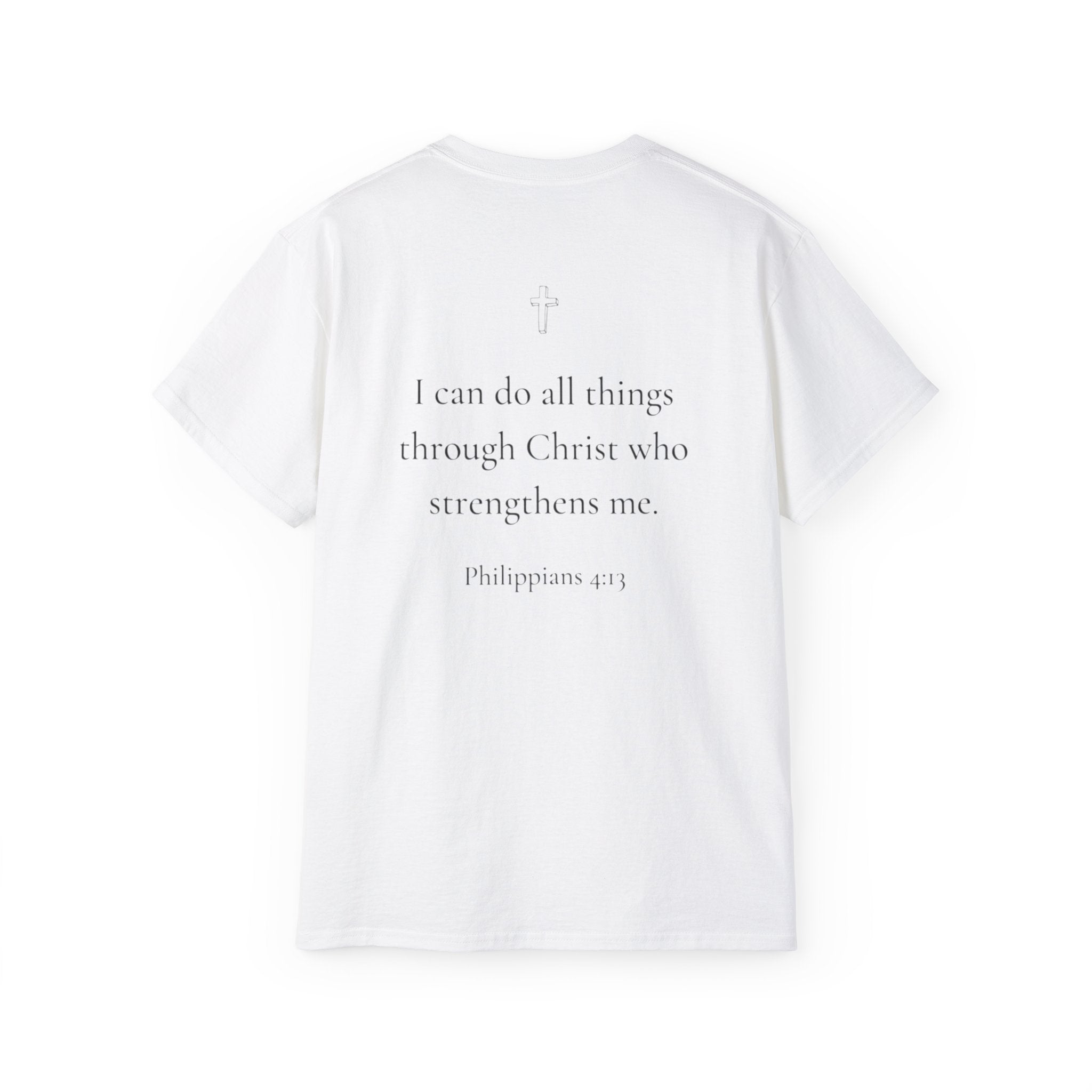 Child of God T-Shirt Philippians 4:13 Inspirational Christian Tee