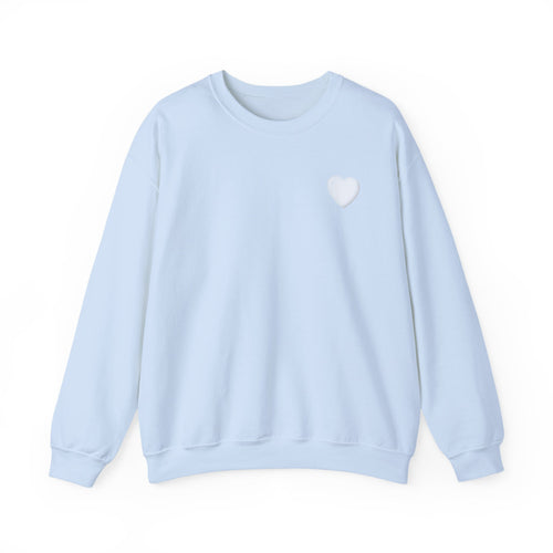 Crewneck Sweatshirt — 'Dios nunca falla' Script Heart Spiritual Pullover