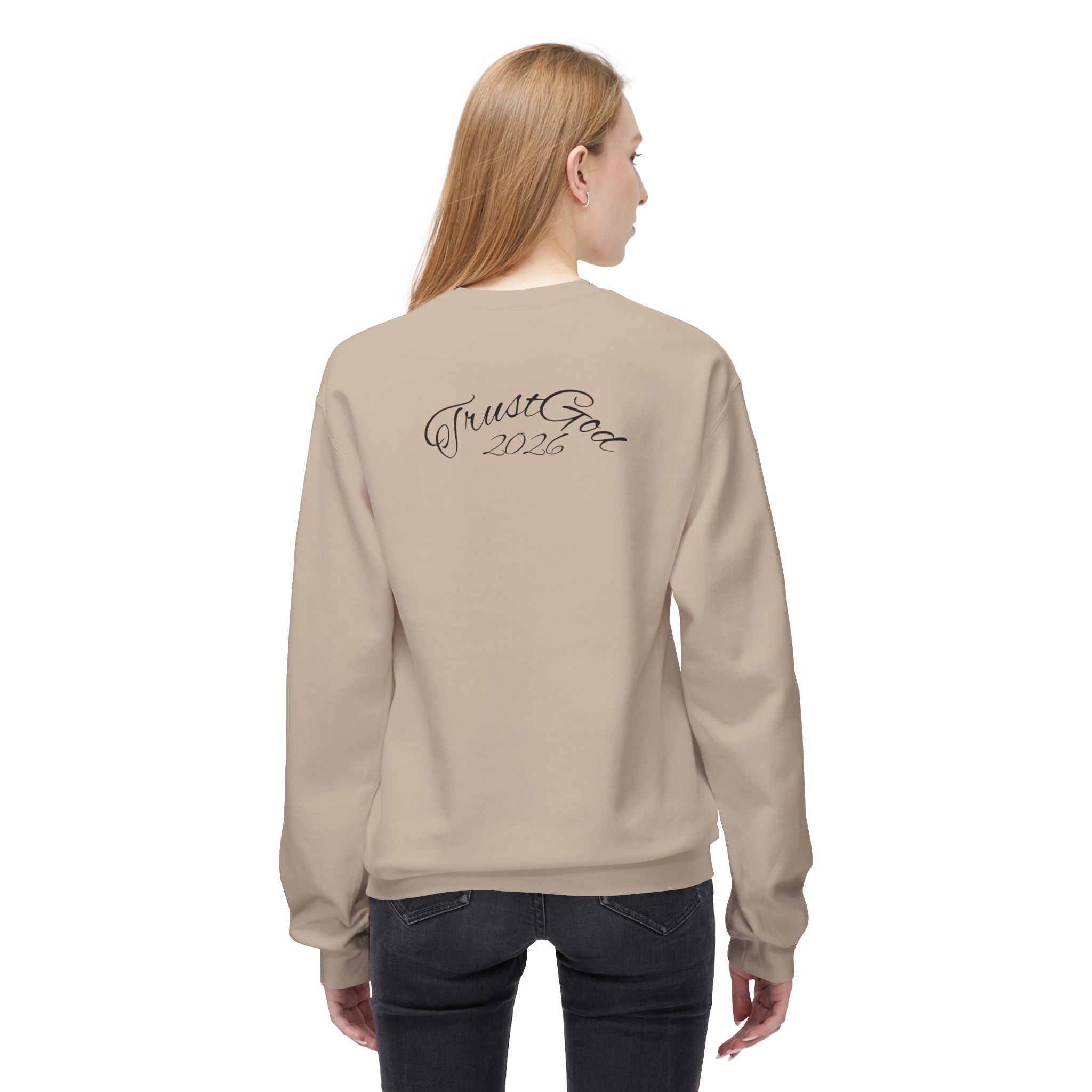 Faith Trust in God sweatshirt | Bible Verse Athletic Faith Crewneck