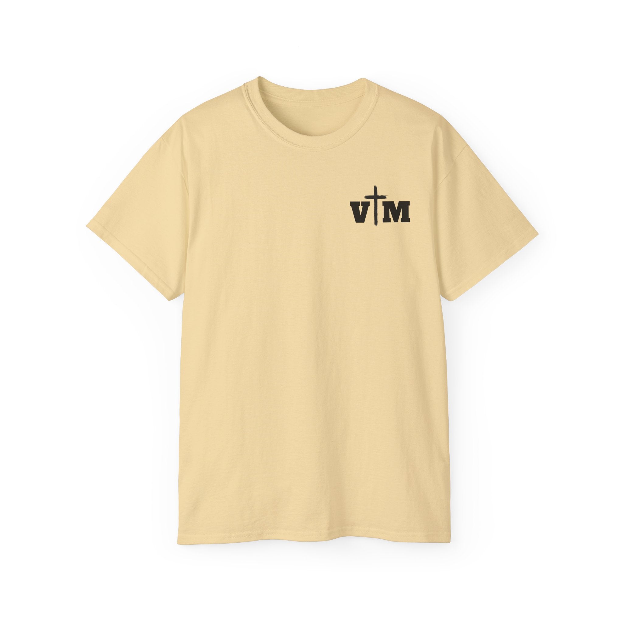 Faith Over Fear T-Shirt — Christian Cross Chest Logo Tee