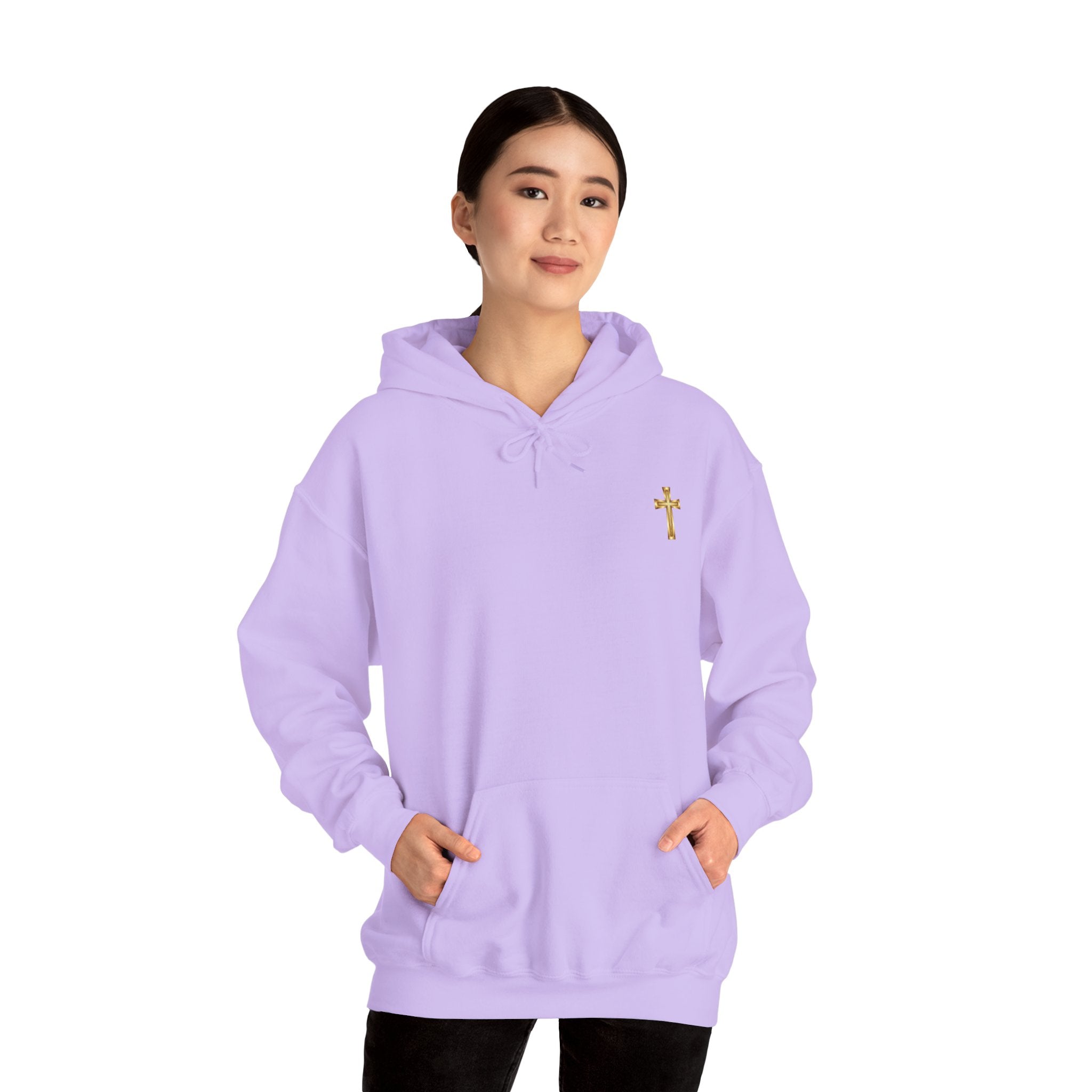 Christian Cross Hoodie "If It's Not From God I'll Wait" Inspirational Faith Sweatshirt