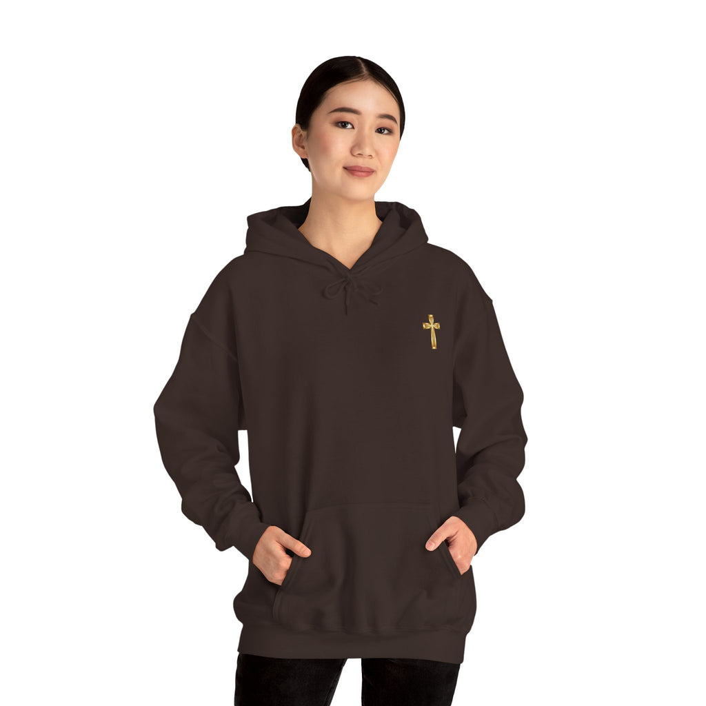 Christian Cross Hoodie "If It's Not From God I'll Wait" Inspirational Faith Sweatshirt
