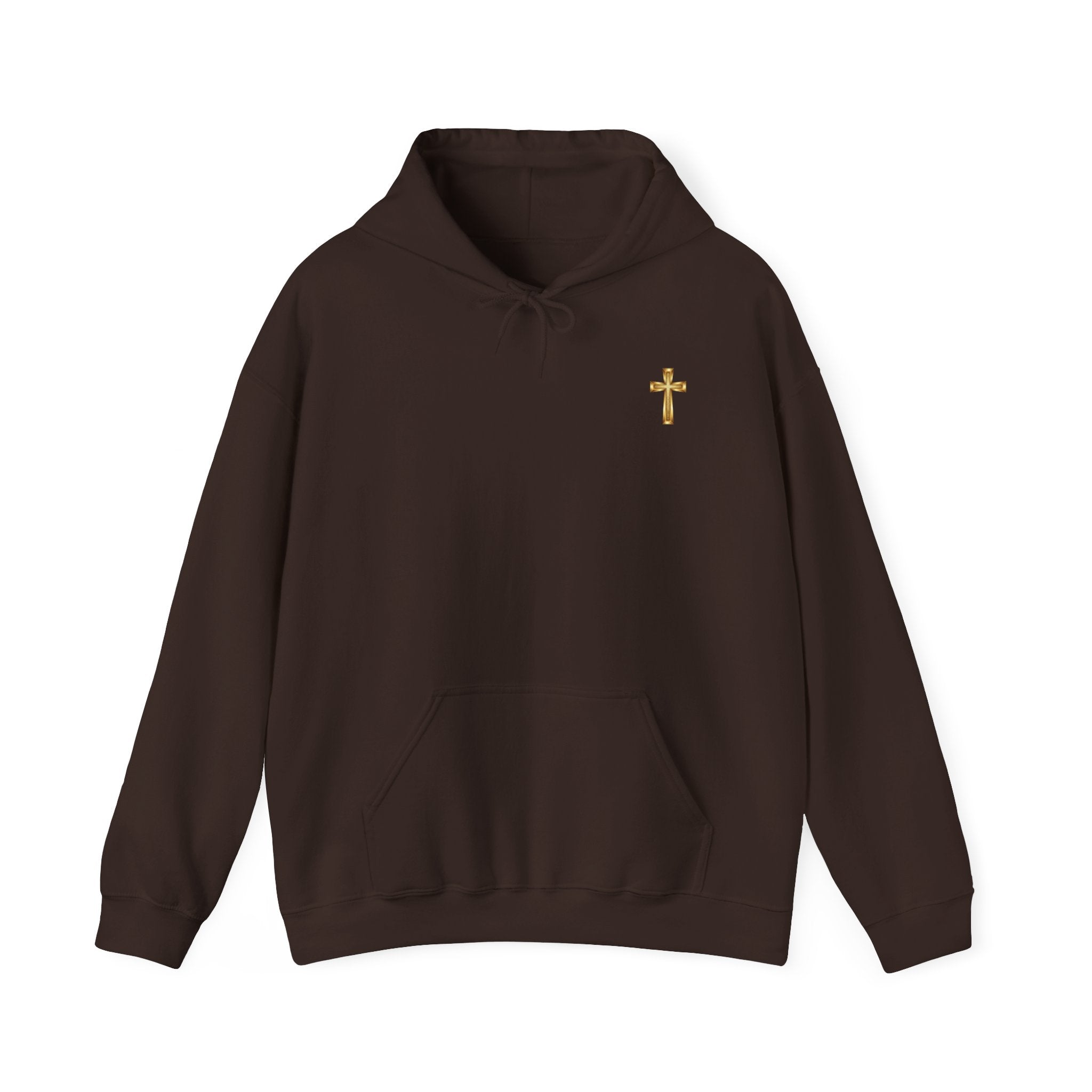 Christian Cross Hoodie "If It's Not From God I'll Wait" Inspirational Faith Sweatshirt