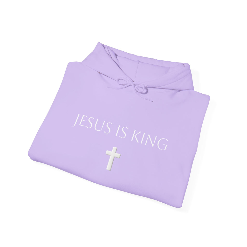 Minimal Cross Hoodie Small Center Chest Cross Graphic Religious Pullover
