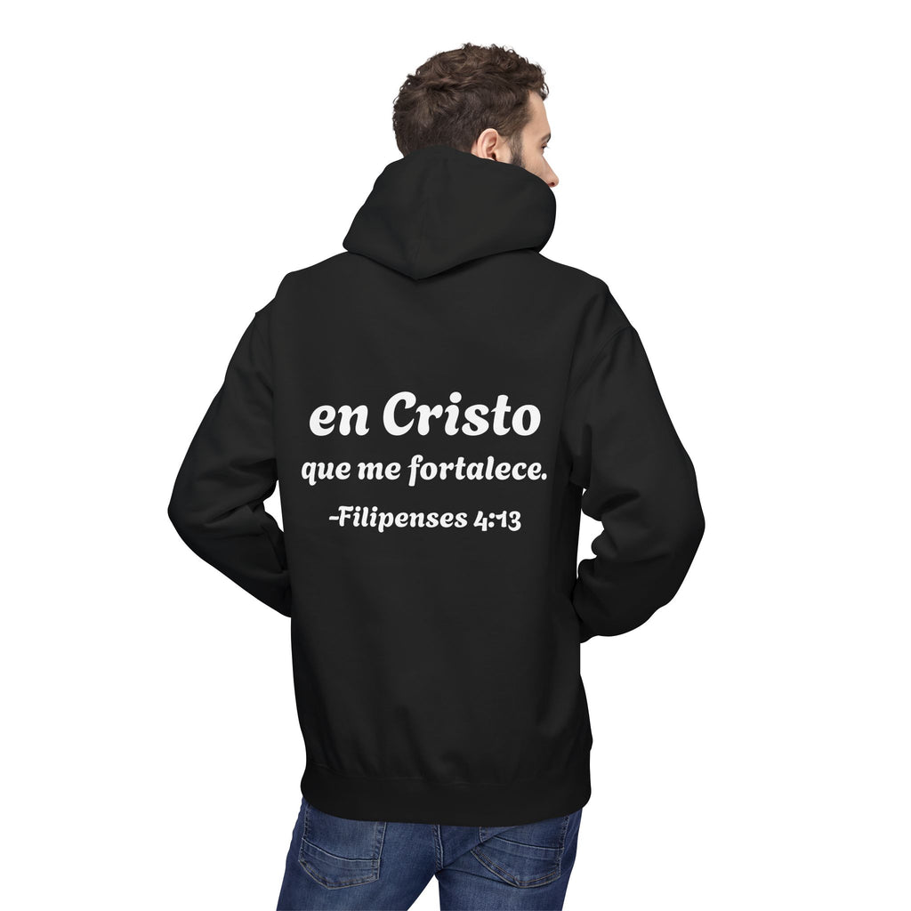 Hoodie "Todo lo puedo en Cristo" Spanish Faith Hoodie (Filipenses 4:13)