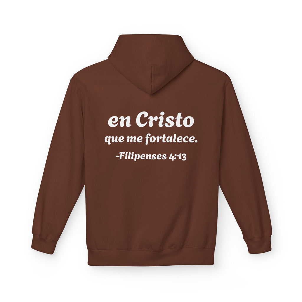 Hoodie "Todo lo puedo en Cristo" Spanish Faith Hoodie (Filipenses 4:13)