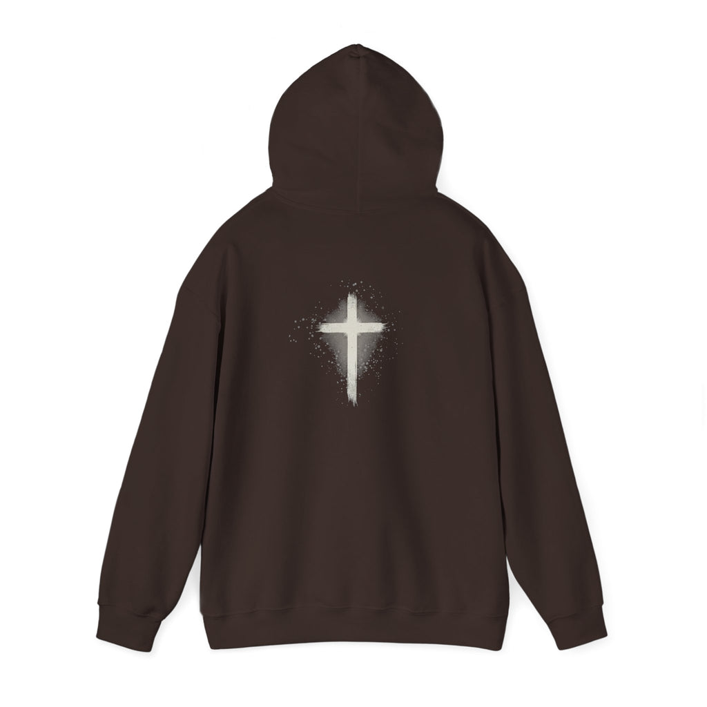 Religious Hoodie Cross Graphic with Jesus Saves