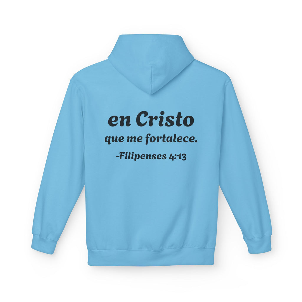 Hoodie "Todo lo puedo en Cristo" Spanish Faith Hoodie (Filipenses 4:13)