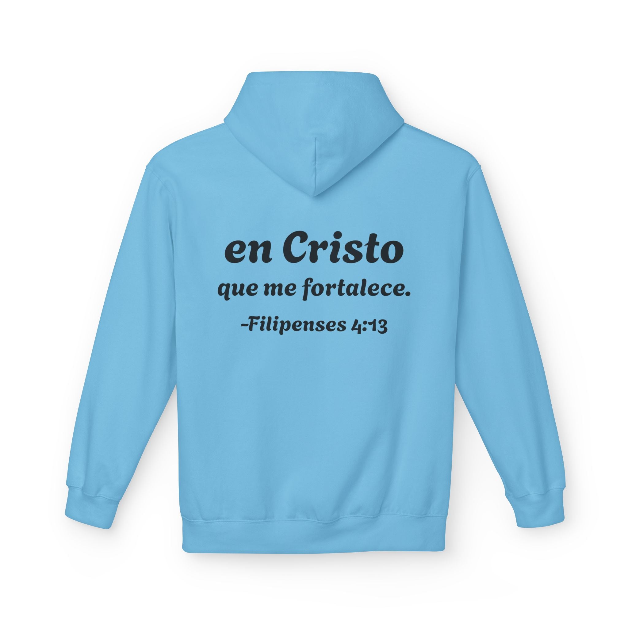 Hoodie "Todo lo puedo en Cristo" Spanish Faith Hoodie (Filipenses 4:13)