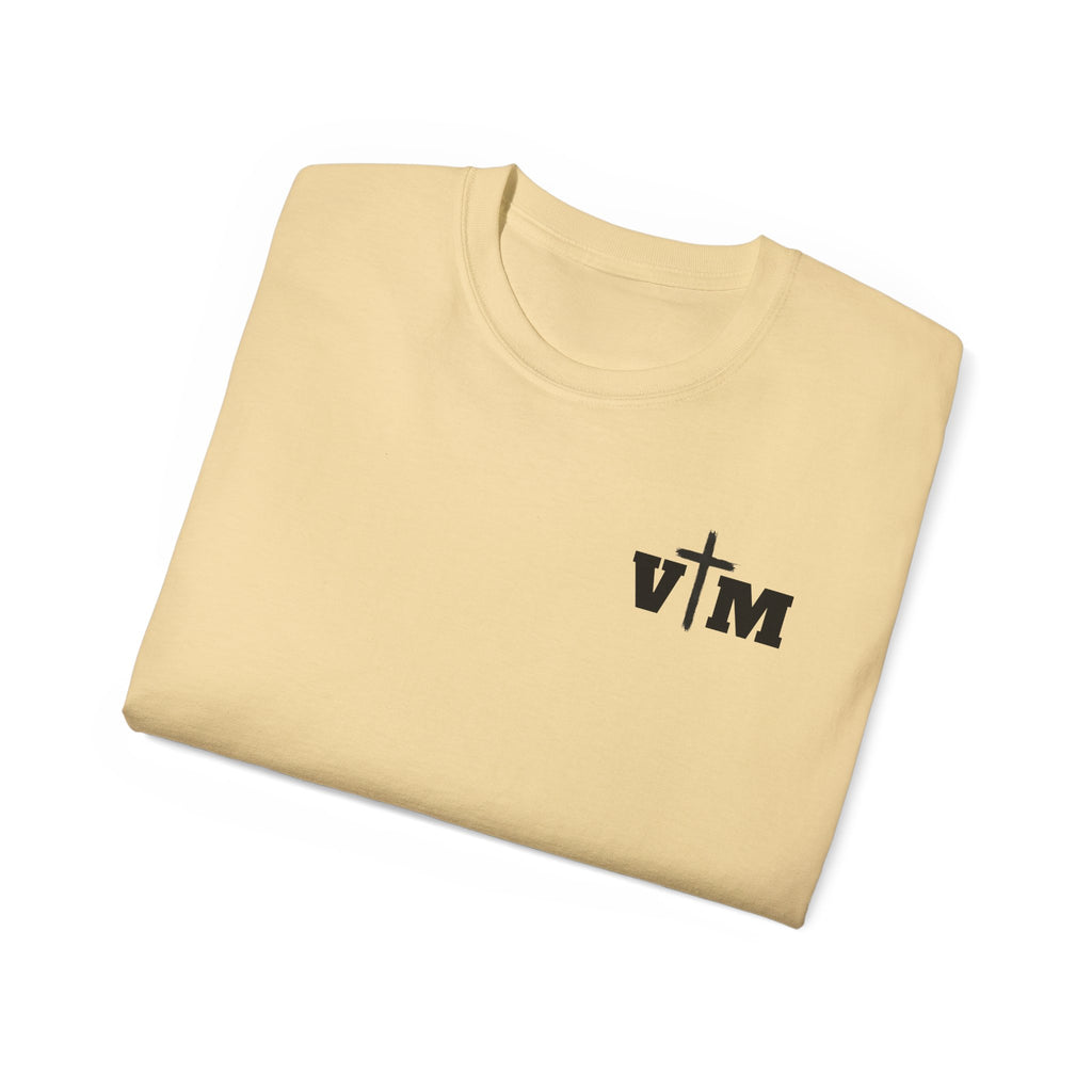 Faith Over Fear T-Shirt — Christian Cross Chest Logo Tee