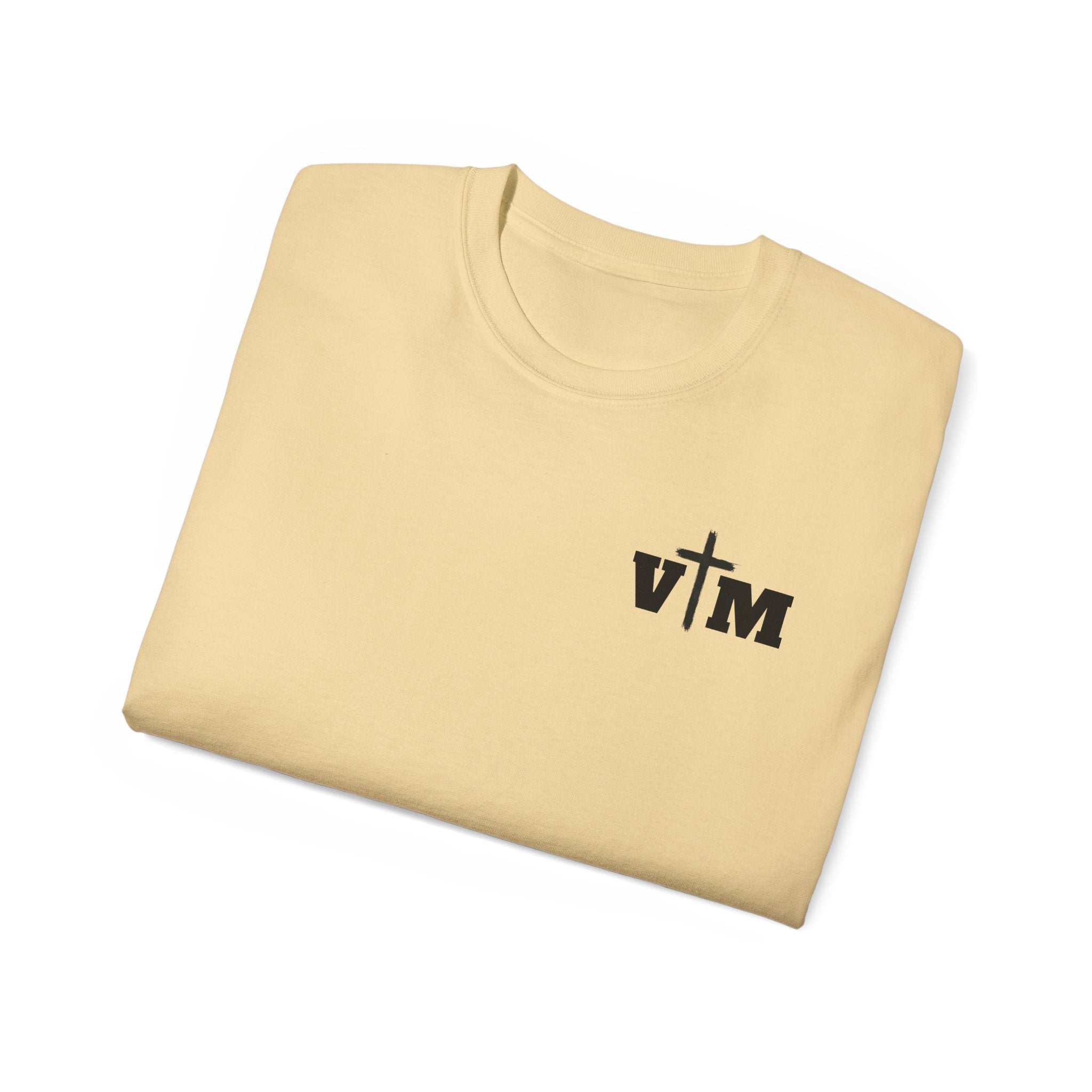 Faith Over Fear T-Shirt — Christian Cross Chest Logo Tee