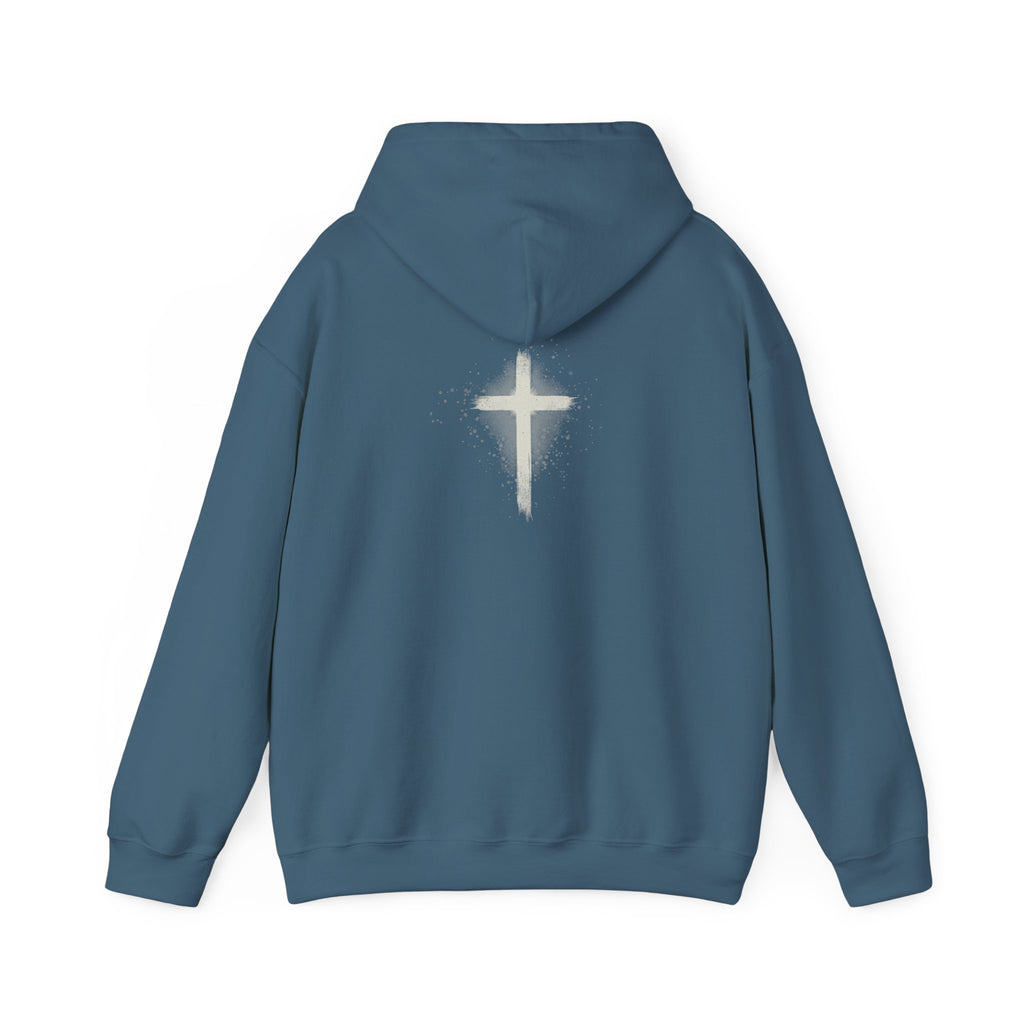Religious Hoodie Cross Graphic with Jesus Saves