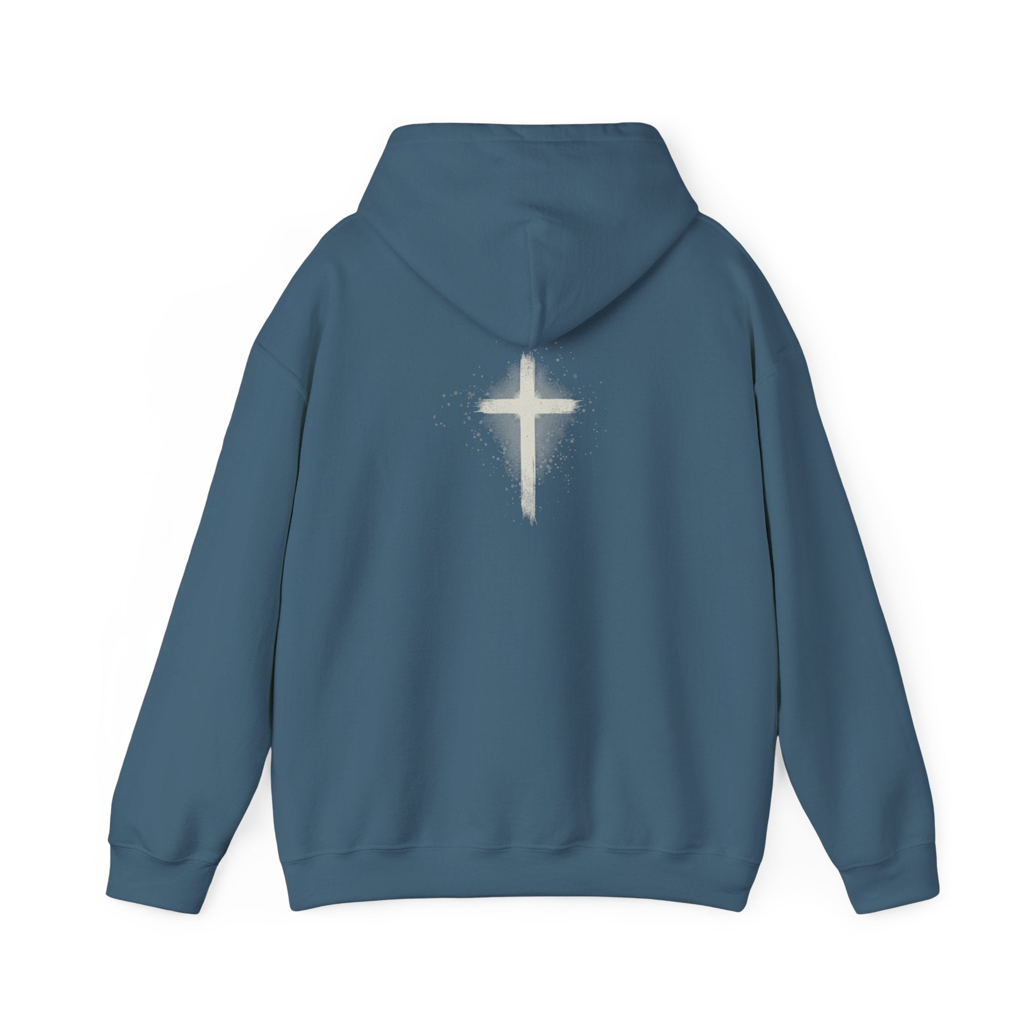 Religious Hoodie Cross Graphic with Jesus Saves