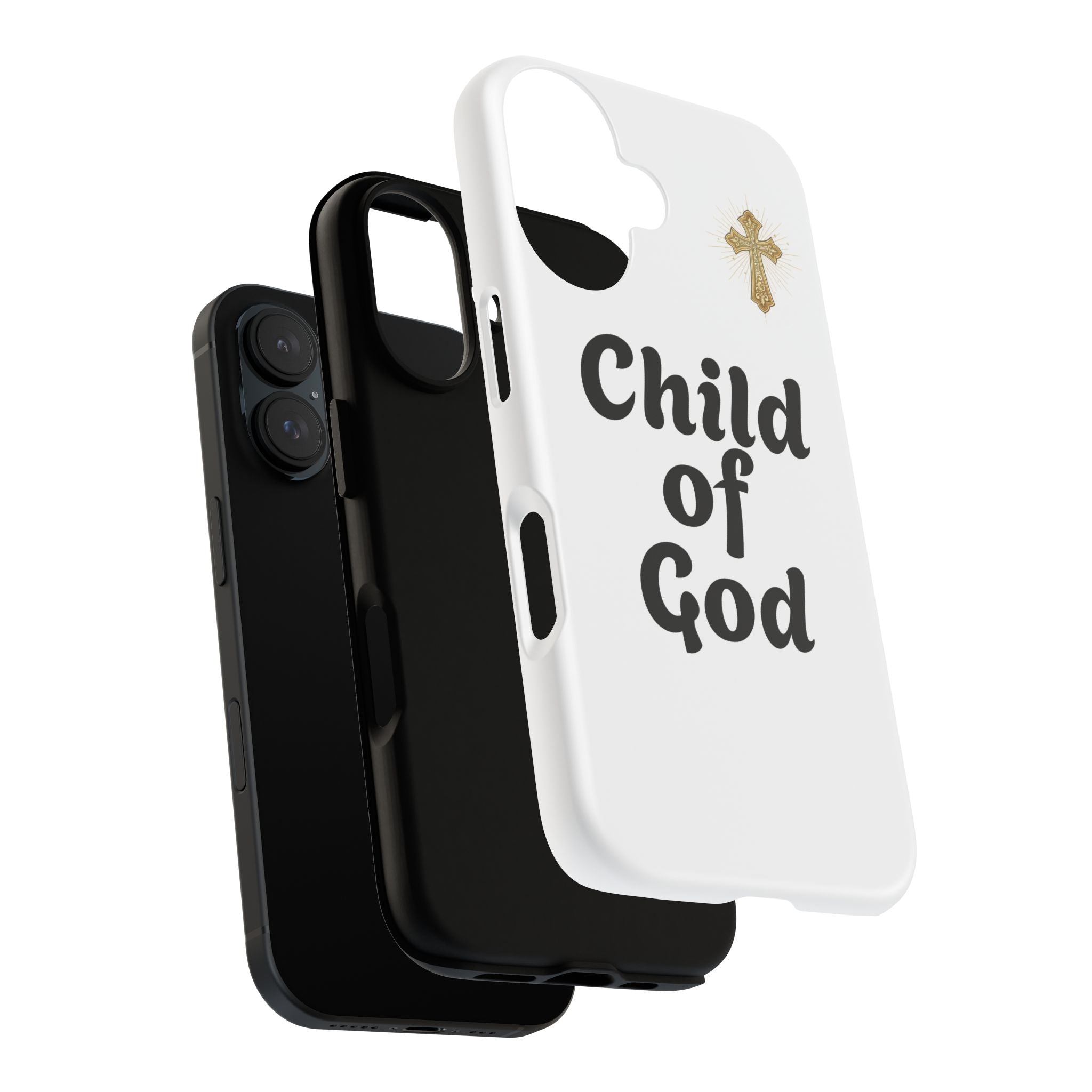 Phone Case  "Child of God" Christian Cross Protective Tough Case