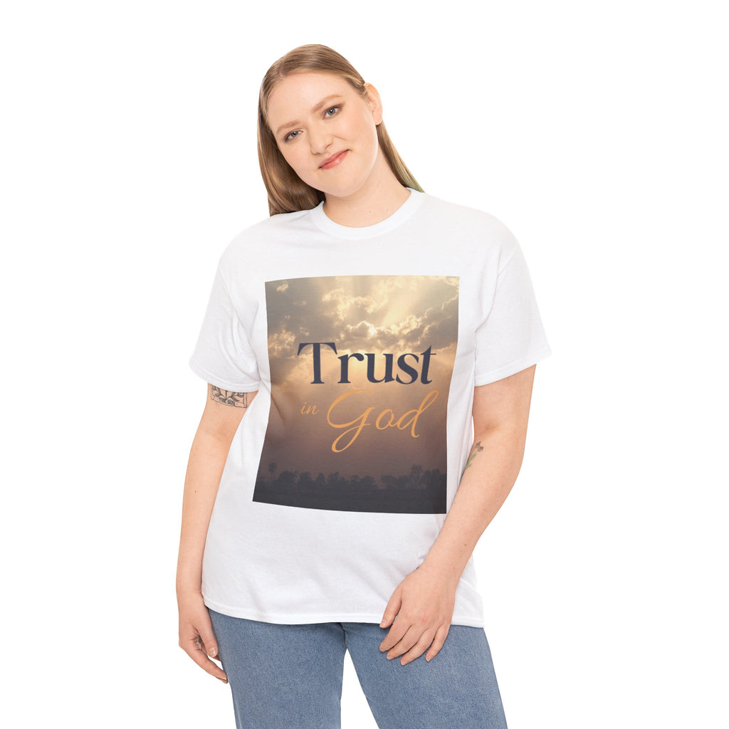 Faith T-Shirt — 'Trust in God' Inspirational Christian Tee