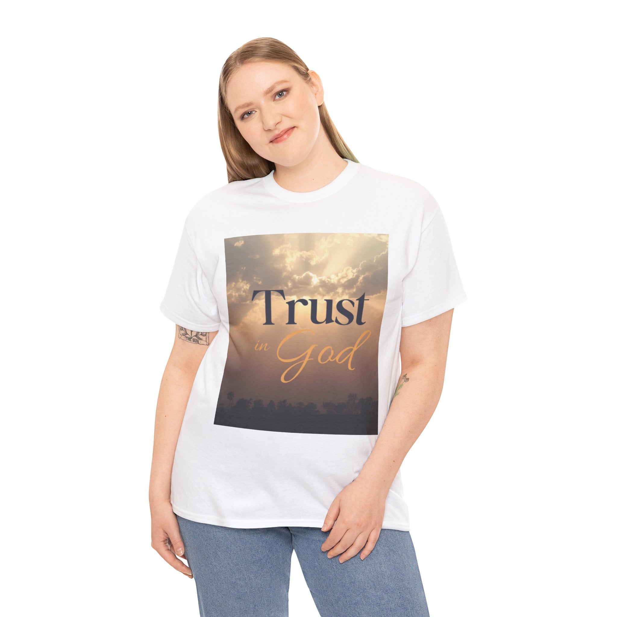 Faith T-Shirt — 'Trust in God' Inspirational Christian Tee