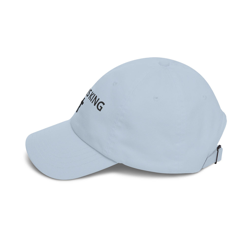Jesus Is King Dad Cap — Embroidered Christian Baseball Hat with Cross
